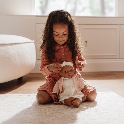 Baby Noa soft doll with bottle and pacifier