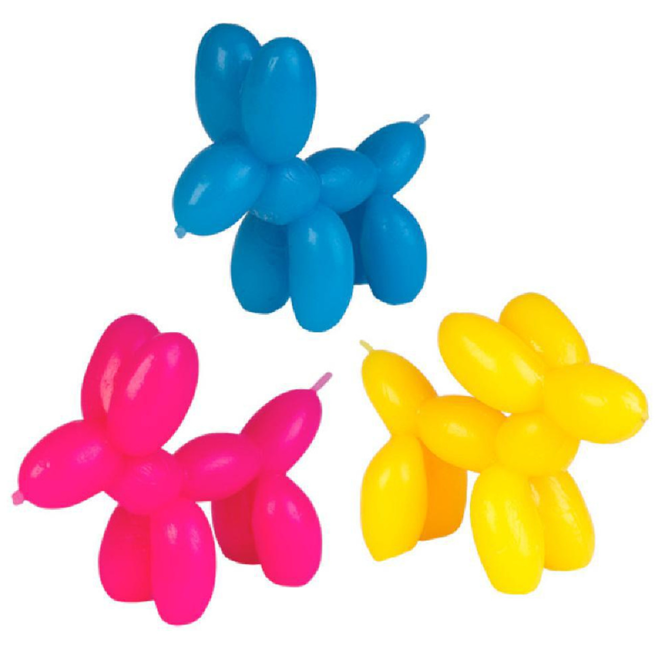 Balloon dog shaped fidget toy for tactile play