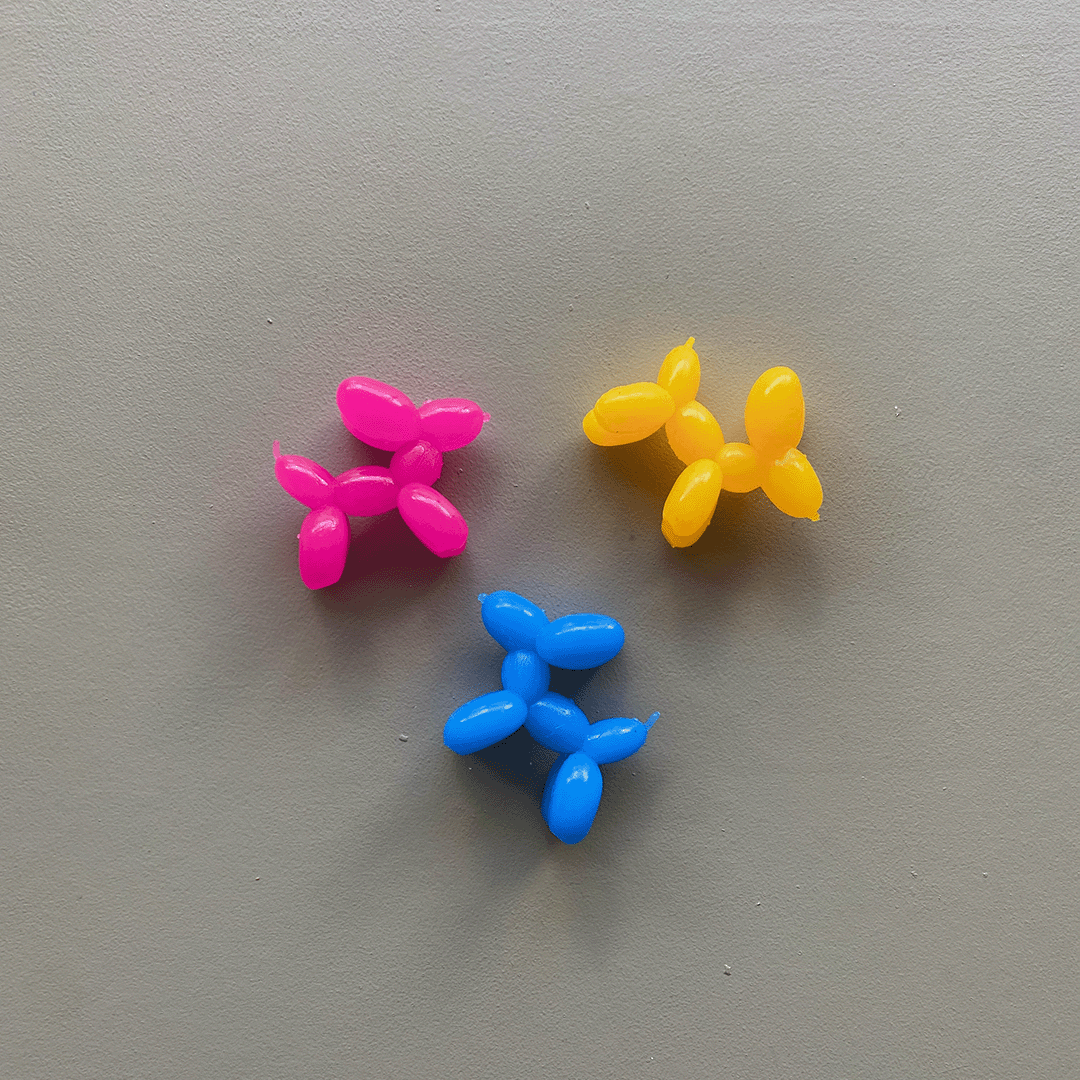 Sensory balloon dog fidget toy squishy and stretchy