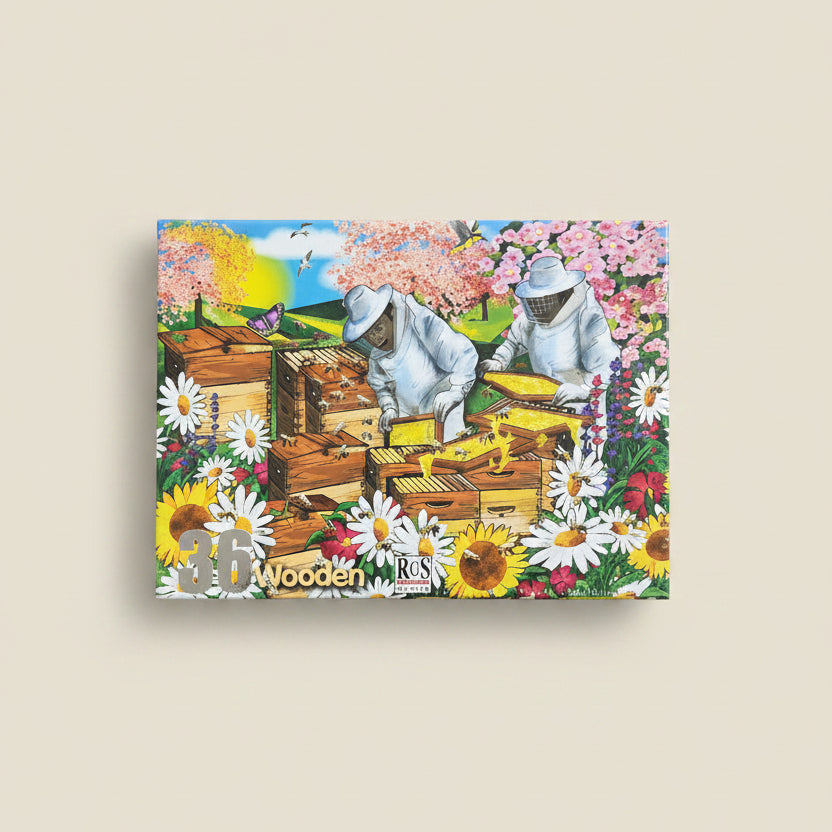 Beekeeper wooden puzzle