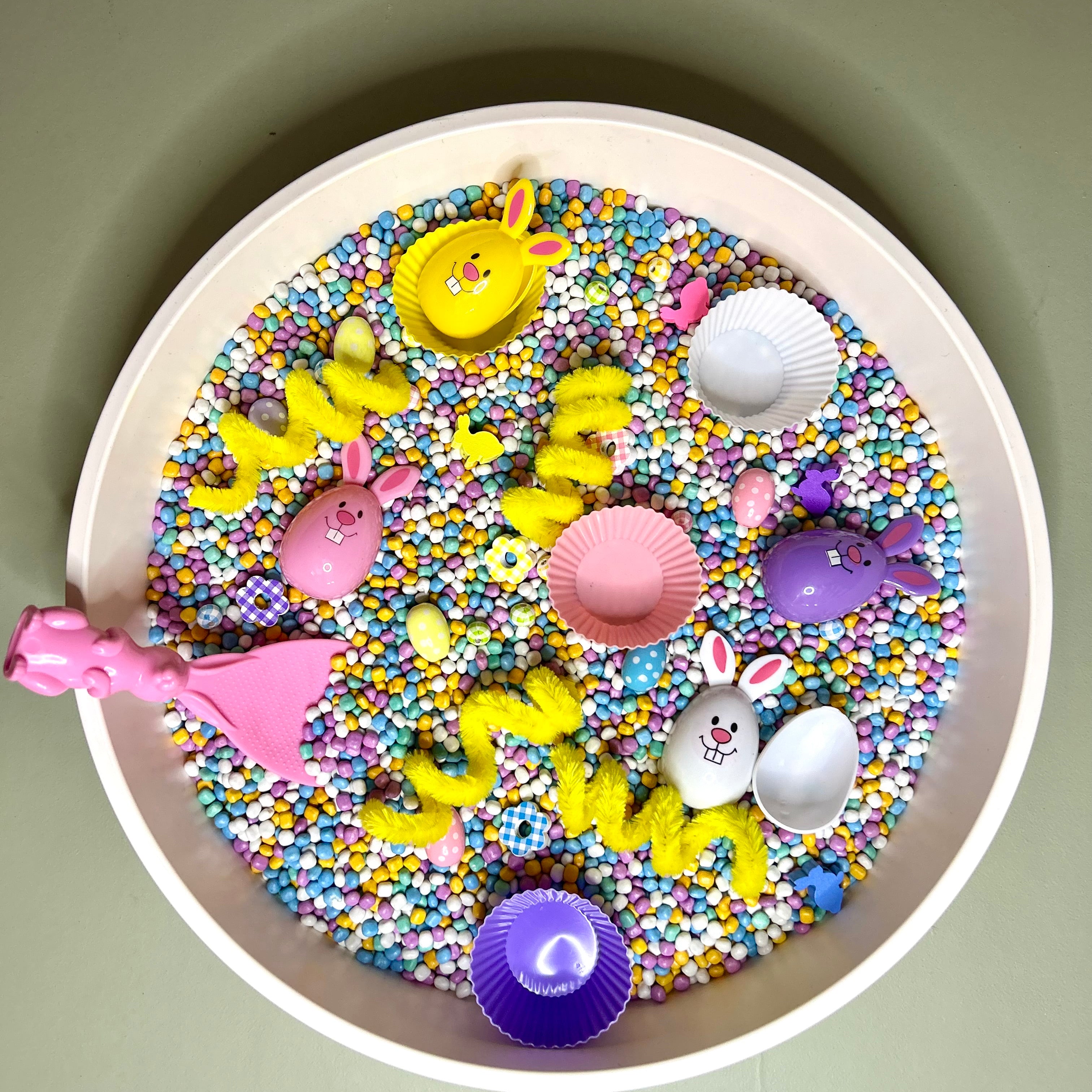 Pour and Play Sensory Set - OT-designed themed sensory play for children 3 years and older - Tiny Tree Toys South Africa Bunny Set