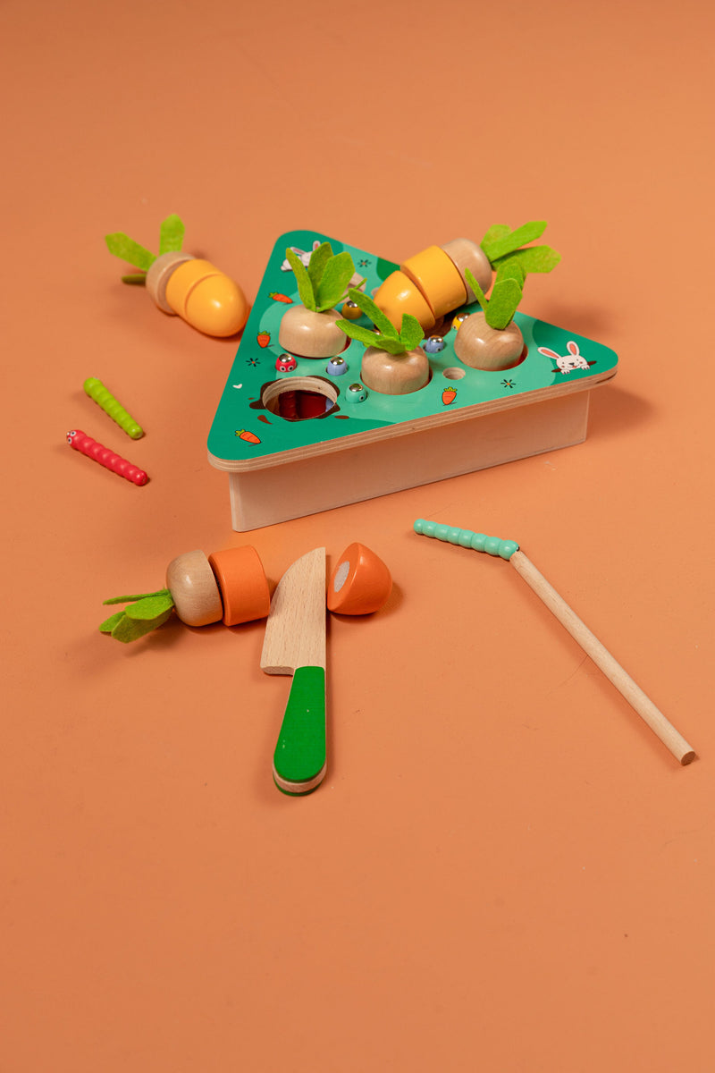 Pull Radish tiny tree toys