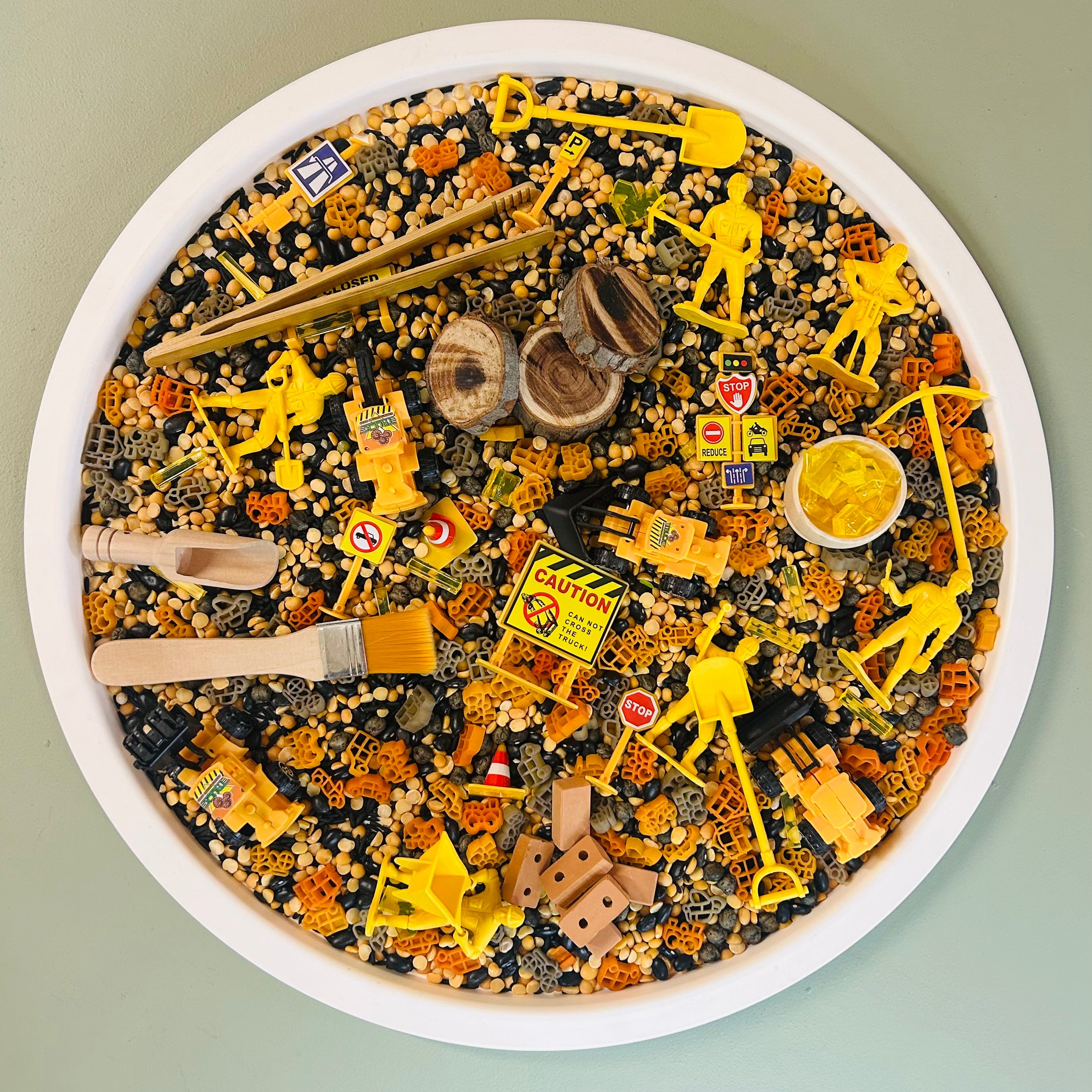 Pour and Play Sensory Set — OT-designed themed sensory play for children 3 years and older. Construction Set