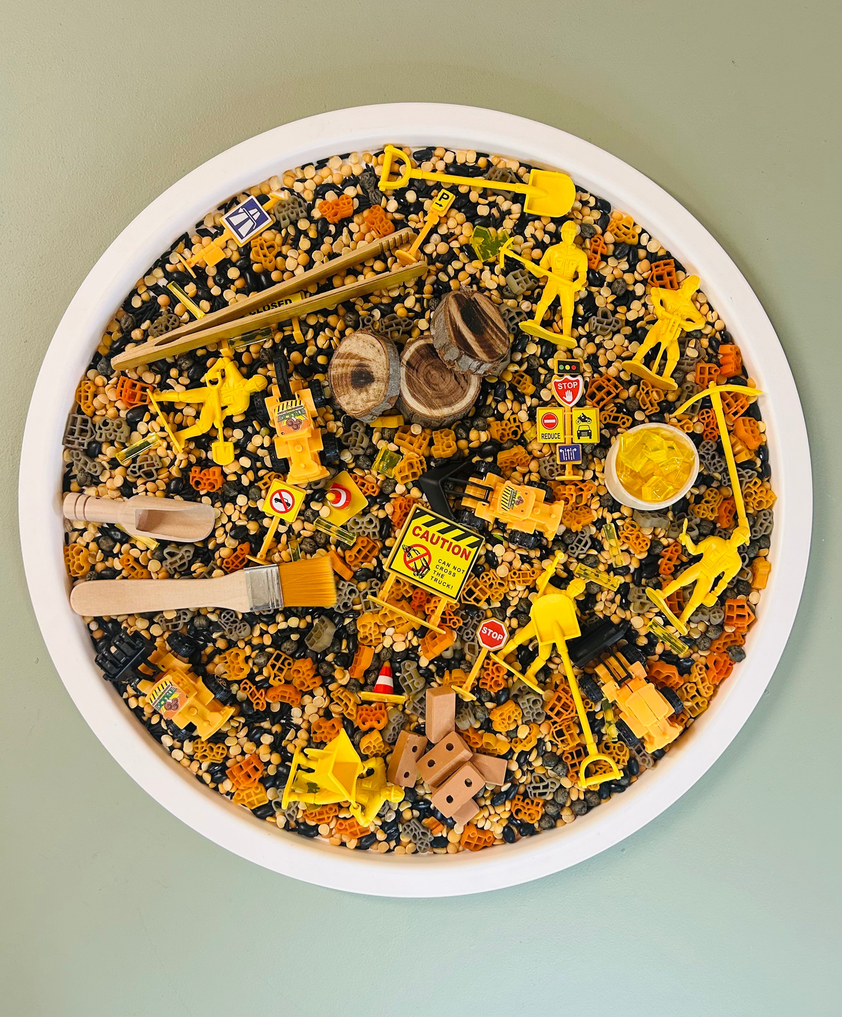 Pour and Play Sensory Set — OT-designed themed sensory play for children 3 years and older. Construction Set