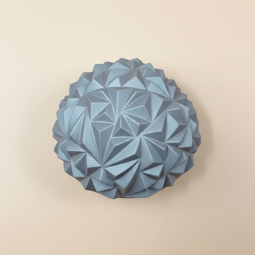 Grey moon rock wobble stone