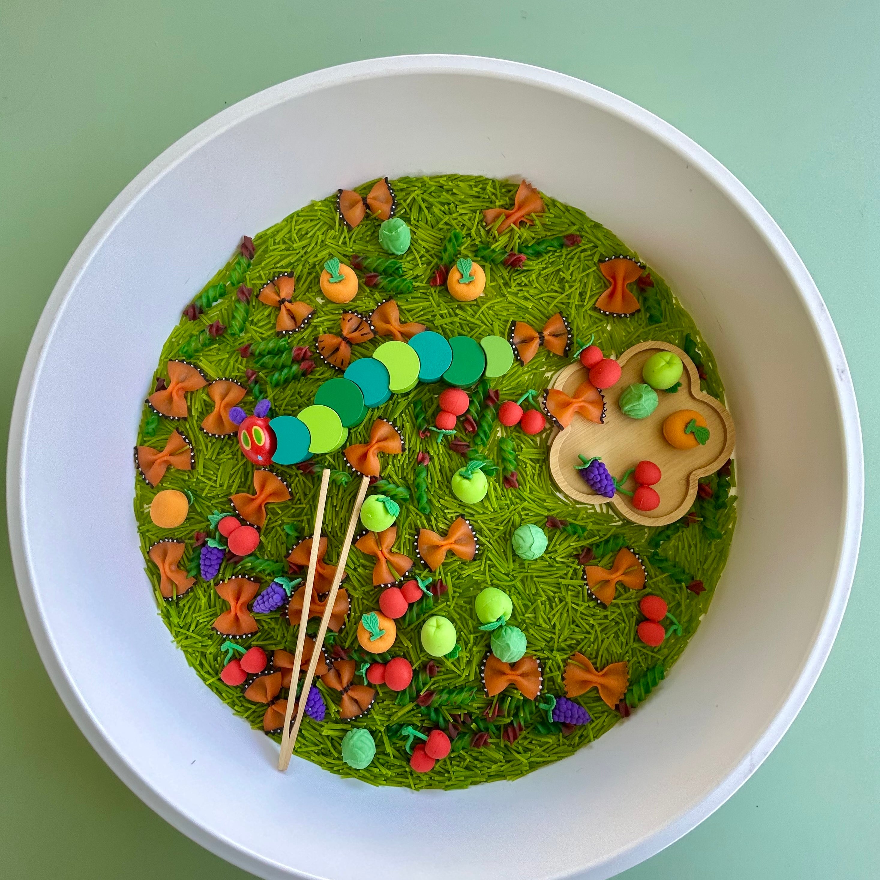 Pour and Play Sensory Set — OT-designed themed sensory play for children 3 years and older. Hungry Caterpillar