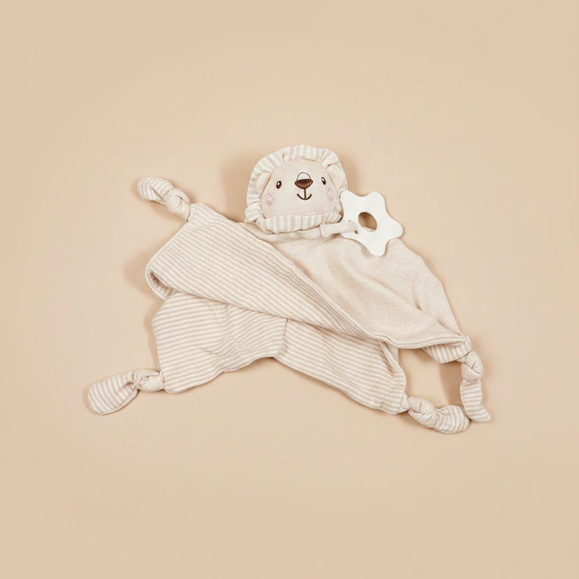 Lion Cuddle Cloth with Teether
