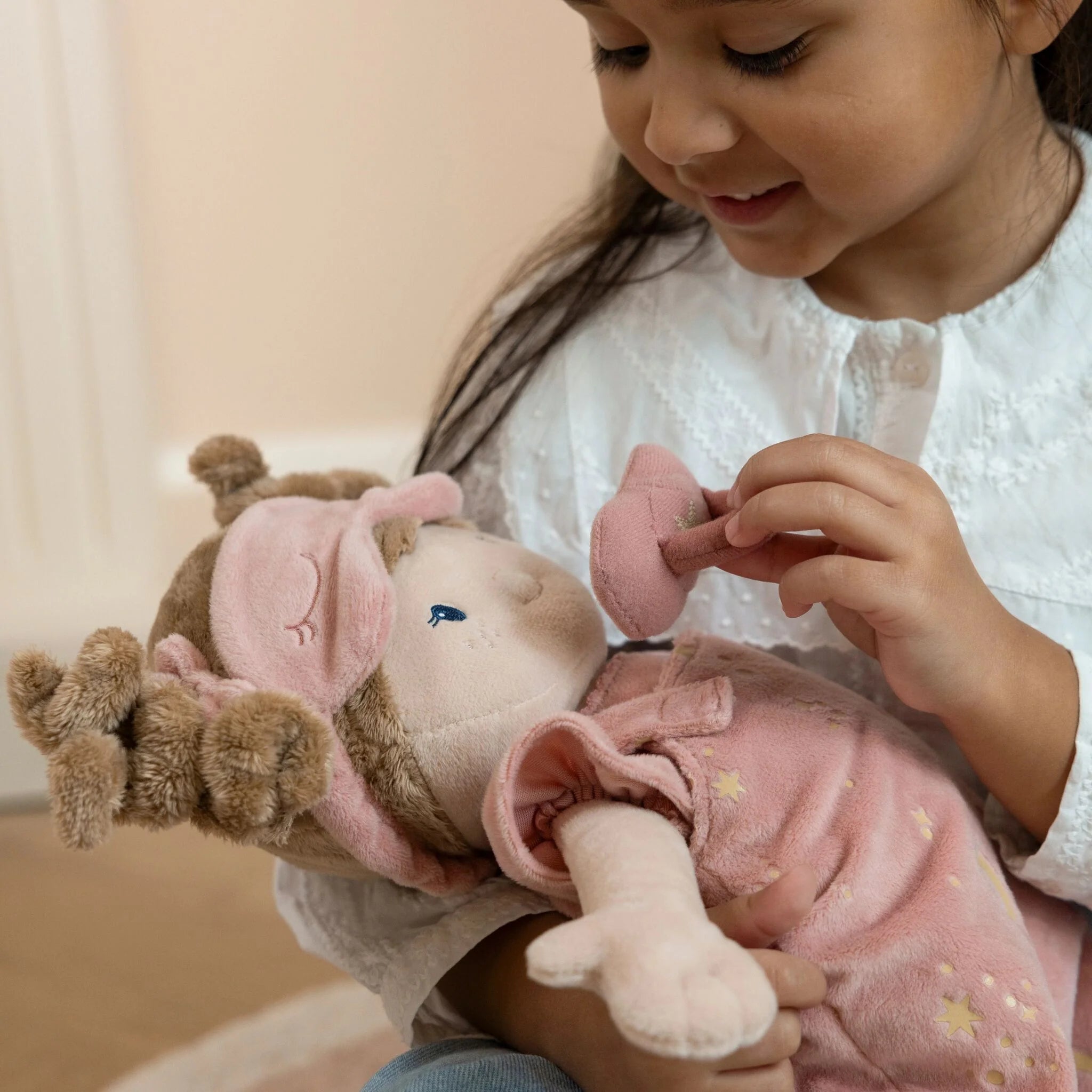 Little Dutch Cuddle Baby Doll Rosa soft plush toy