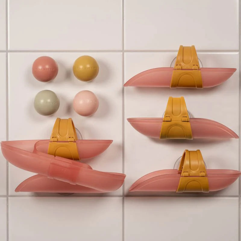 Little Dutch bath ball track Pink Set