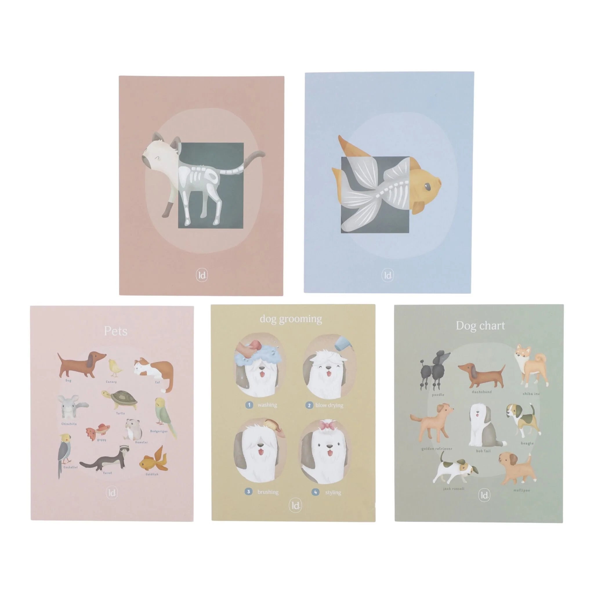 Little Dutch veterinary play station for toddlers and kids X-rays and charts