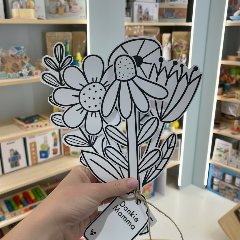 Mother’s Day flower printable for kids