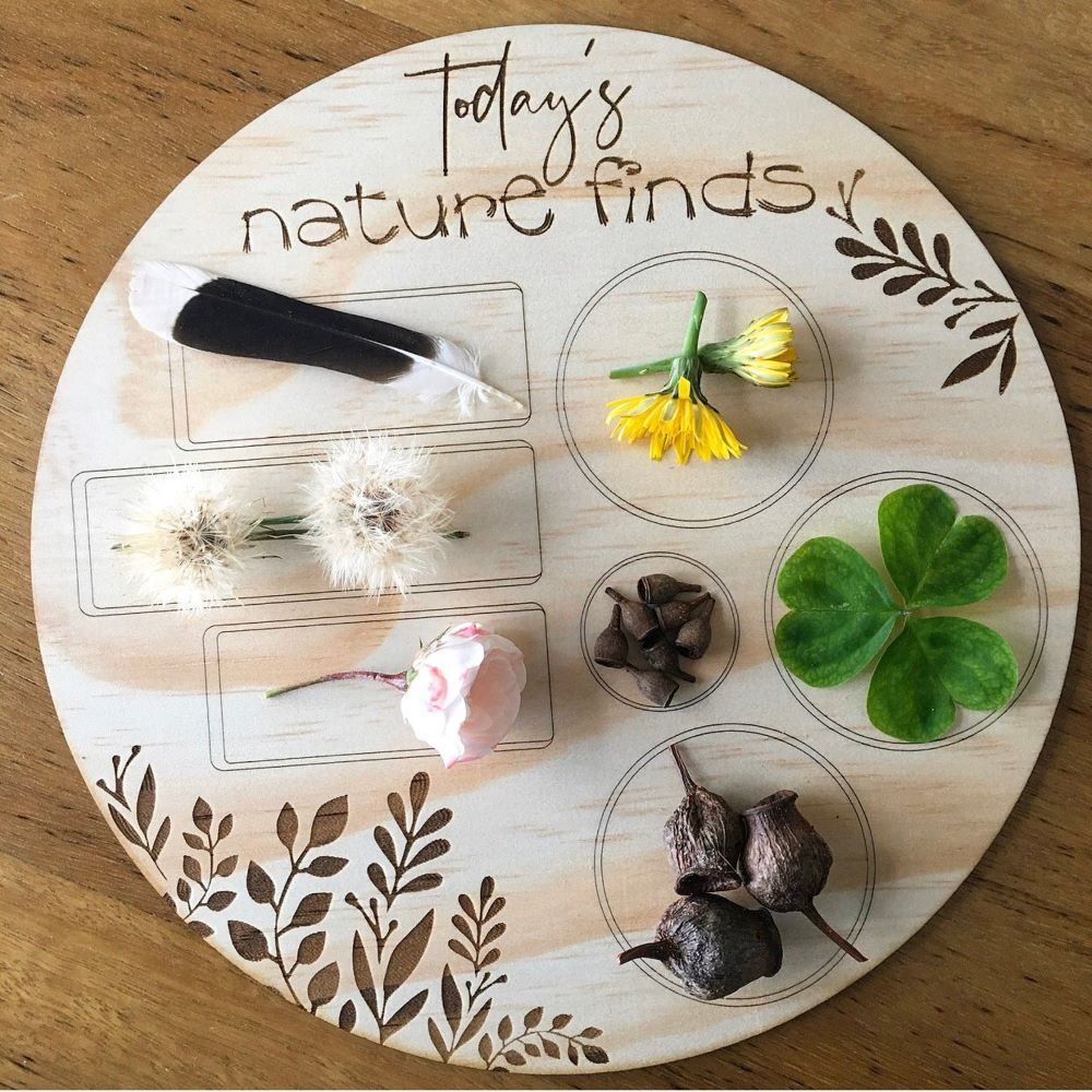 Nature hunt game for kids outdoor exploration
