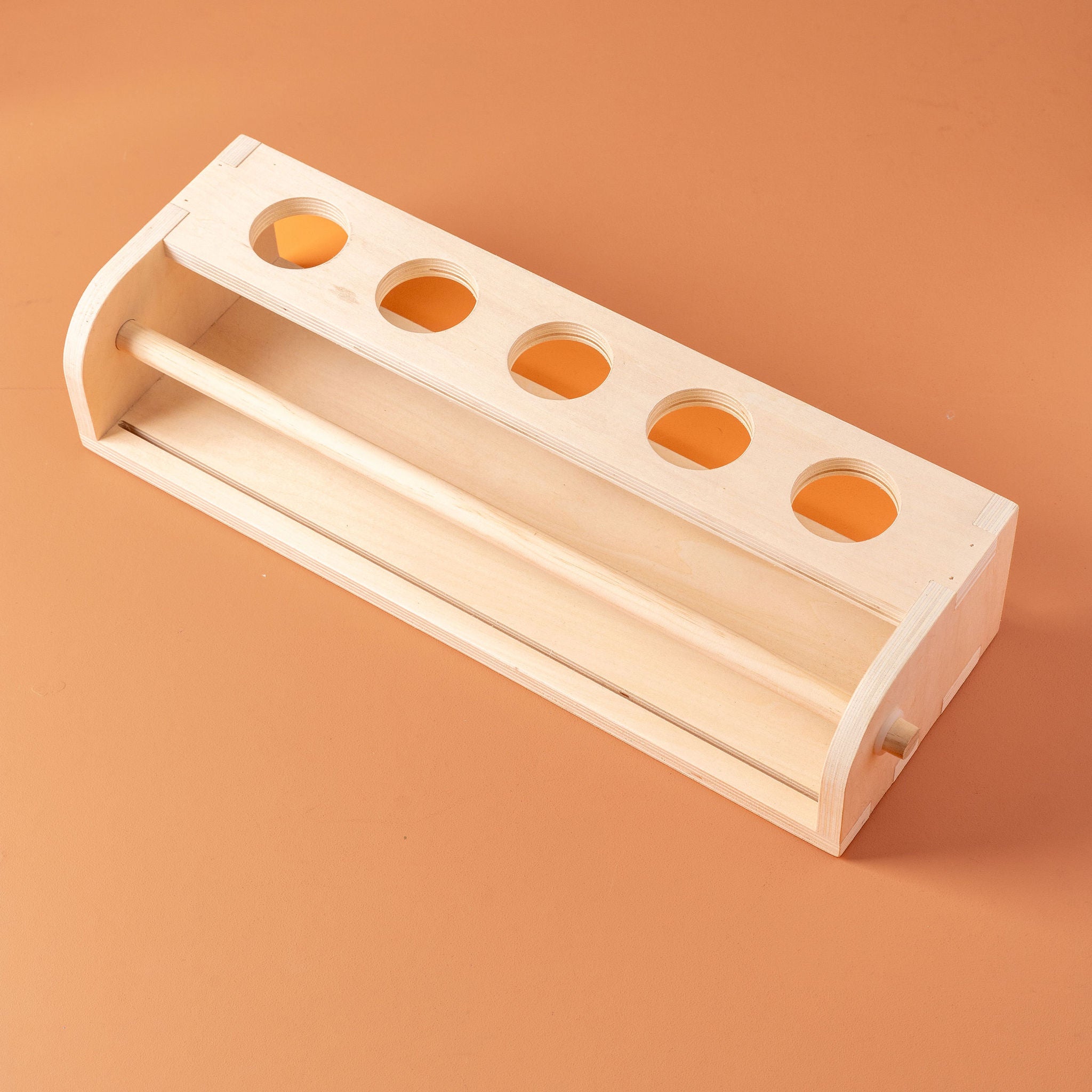 Art station paper roll dispenser for toddlers