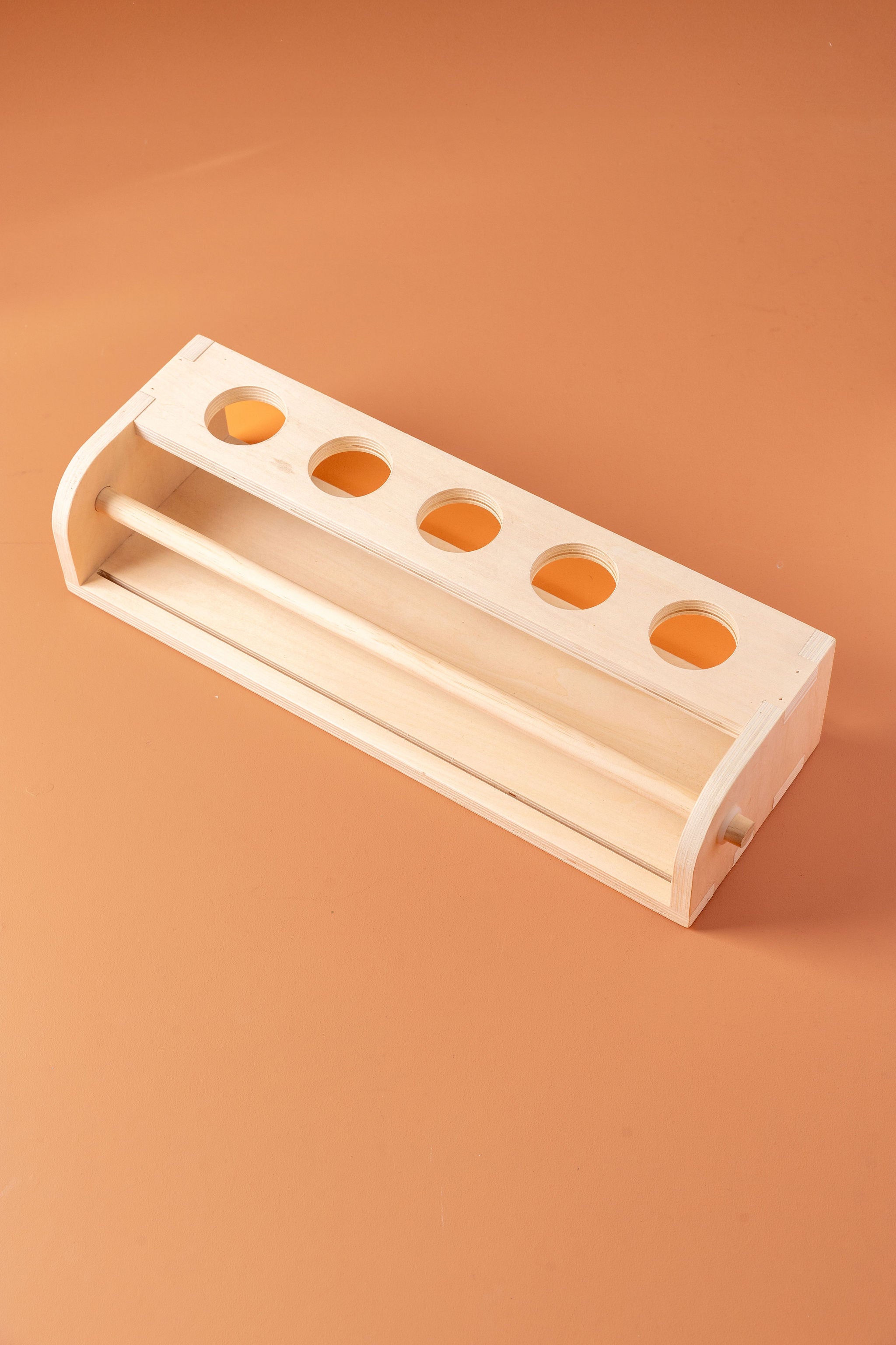 Art station paper roll dispenser for toddlers