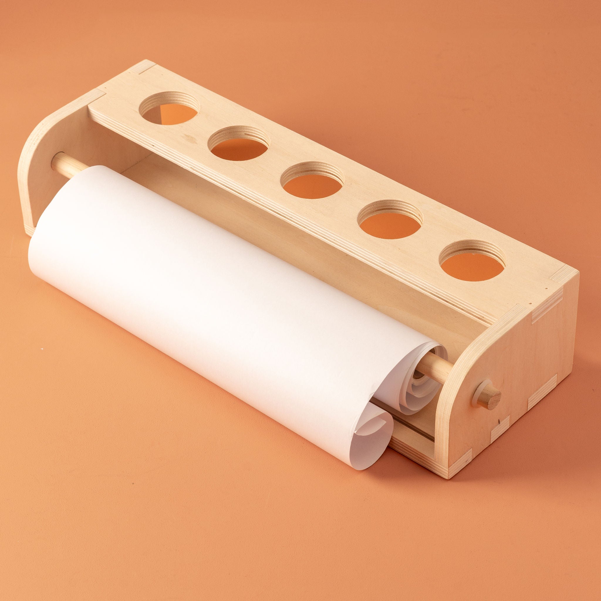 Art station paper roll dispenser