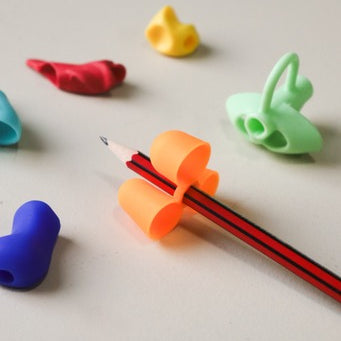 Ergonomic pencil grips for improved handwriting posture