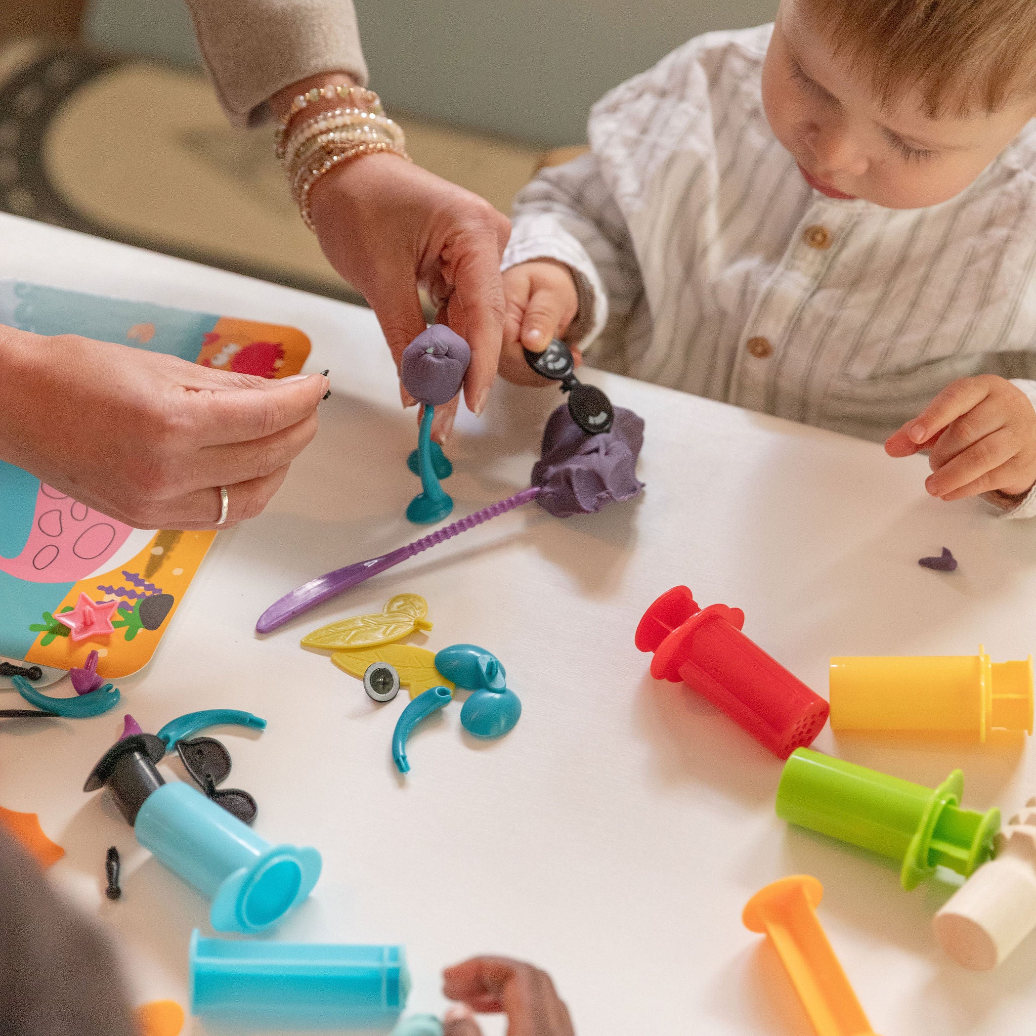 Play-dough accessories set for kids sensory play