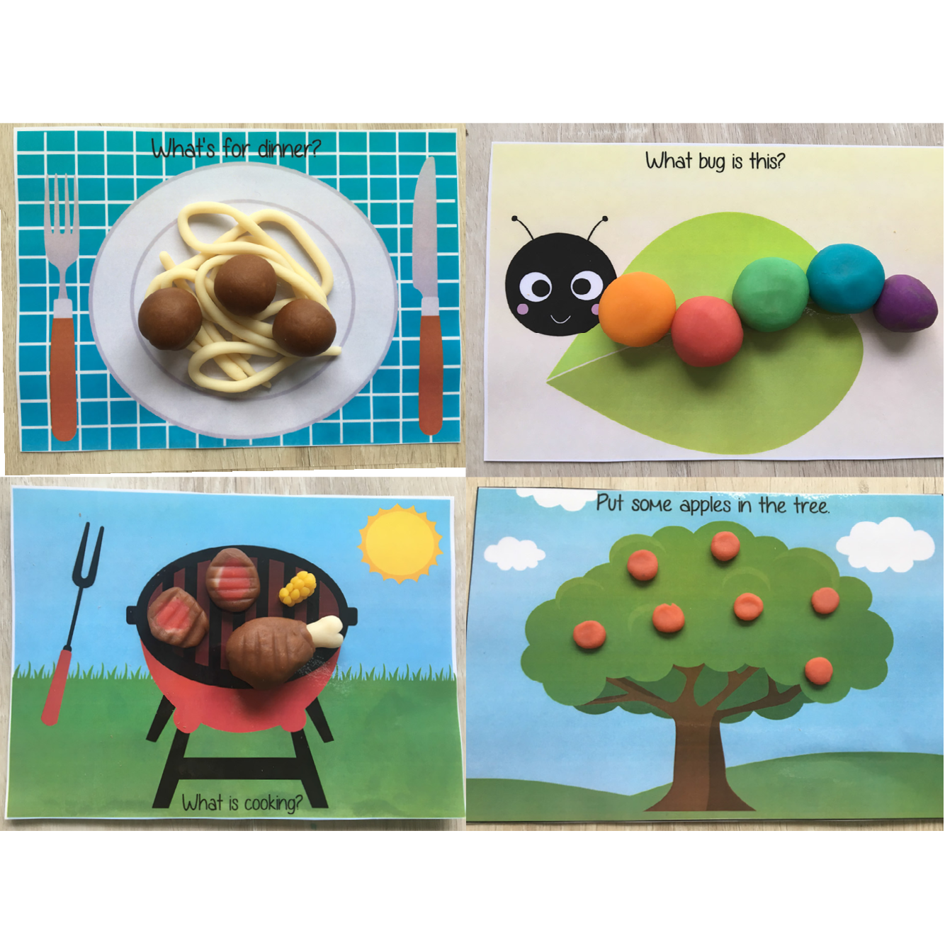 Play-dough mats 4