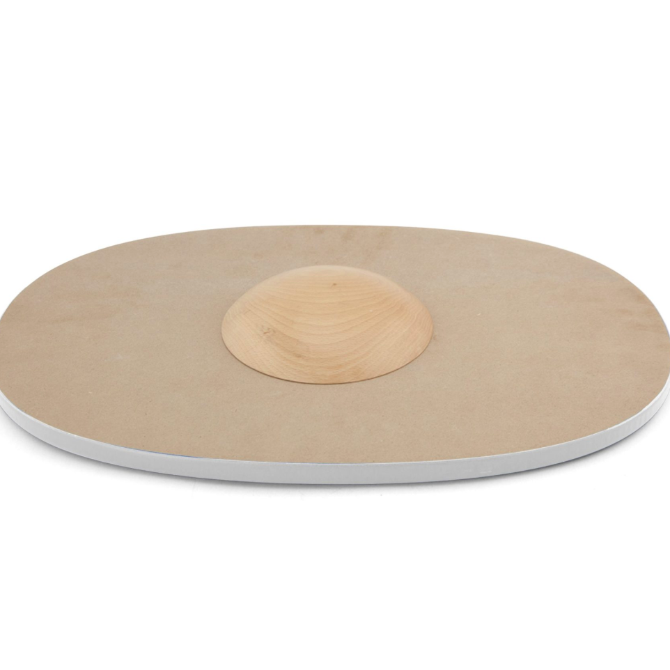 solid wooden trace and balance board for core stability