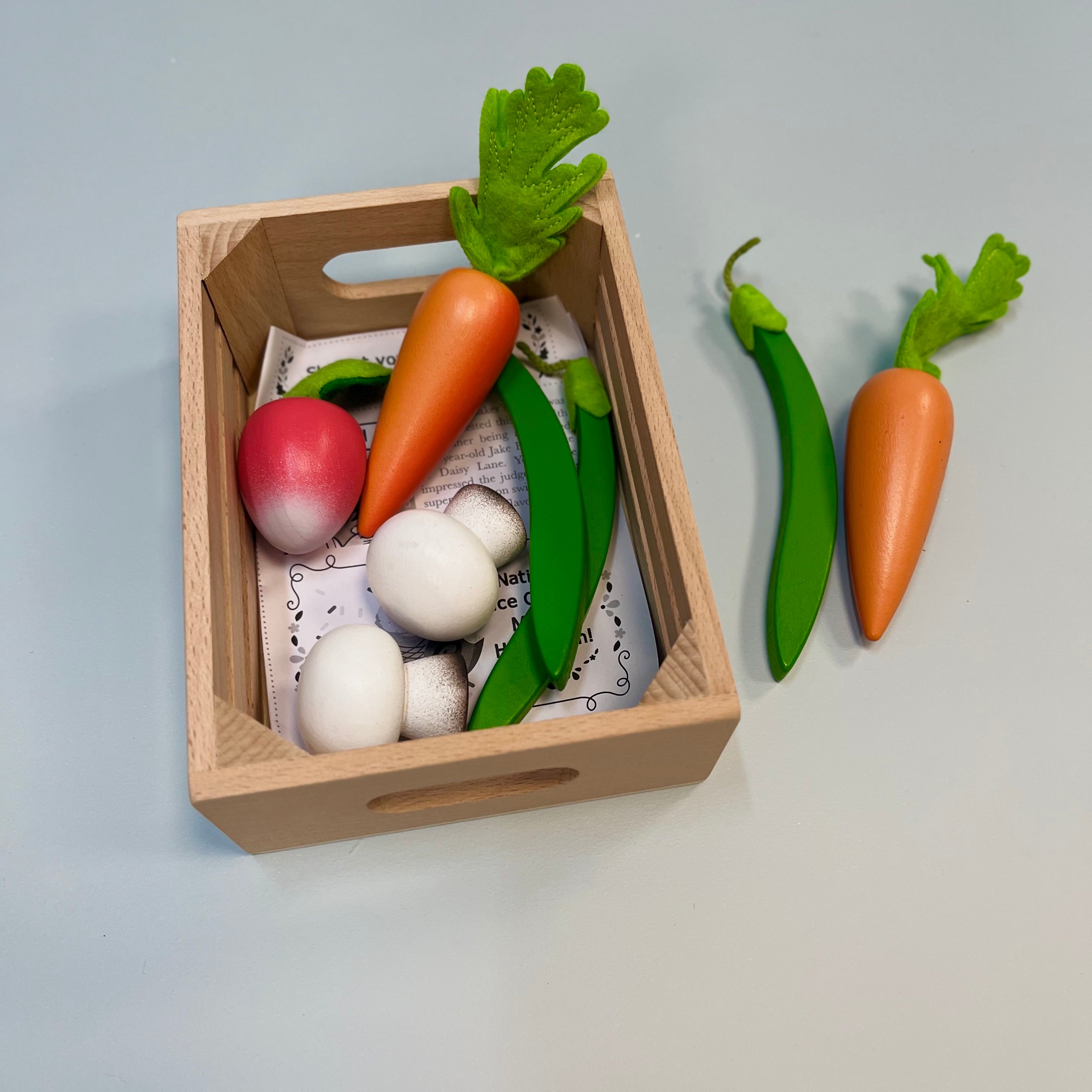 Wooden Butchers crates for role play