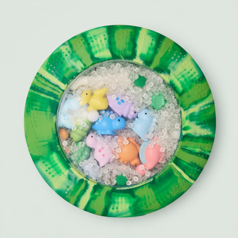 peek a boo dinosaur find the items in the bag