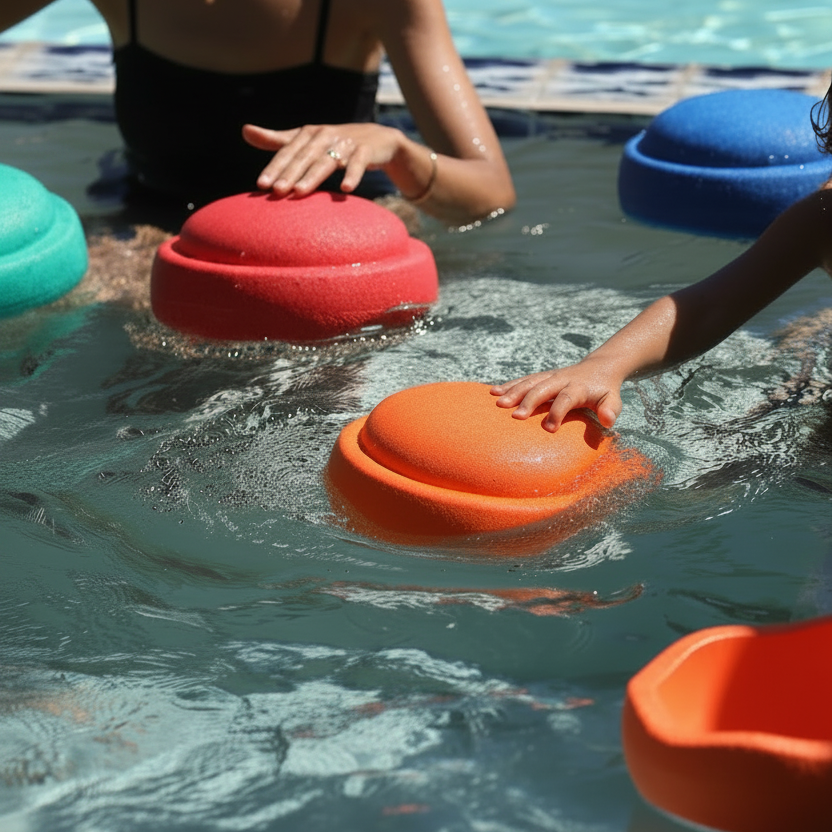 using stepping stones in pool