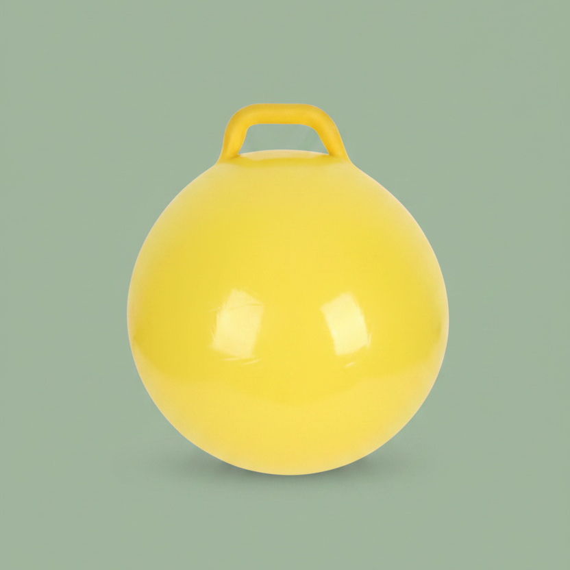 60 cm yellow hopper ball gross motor development