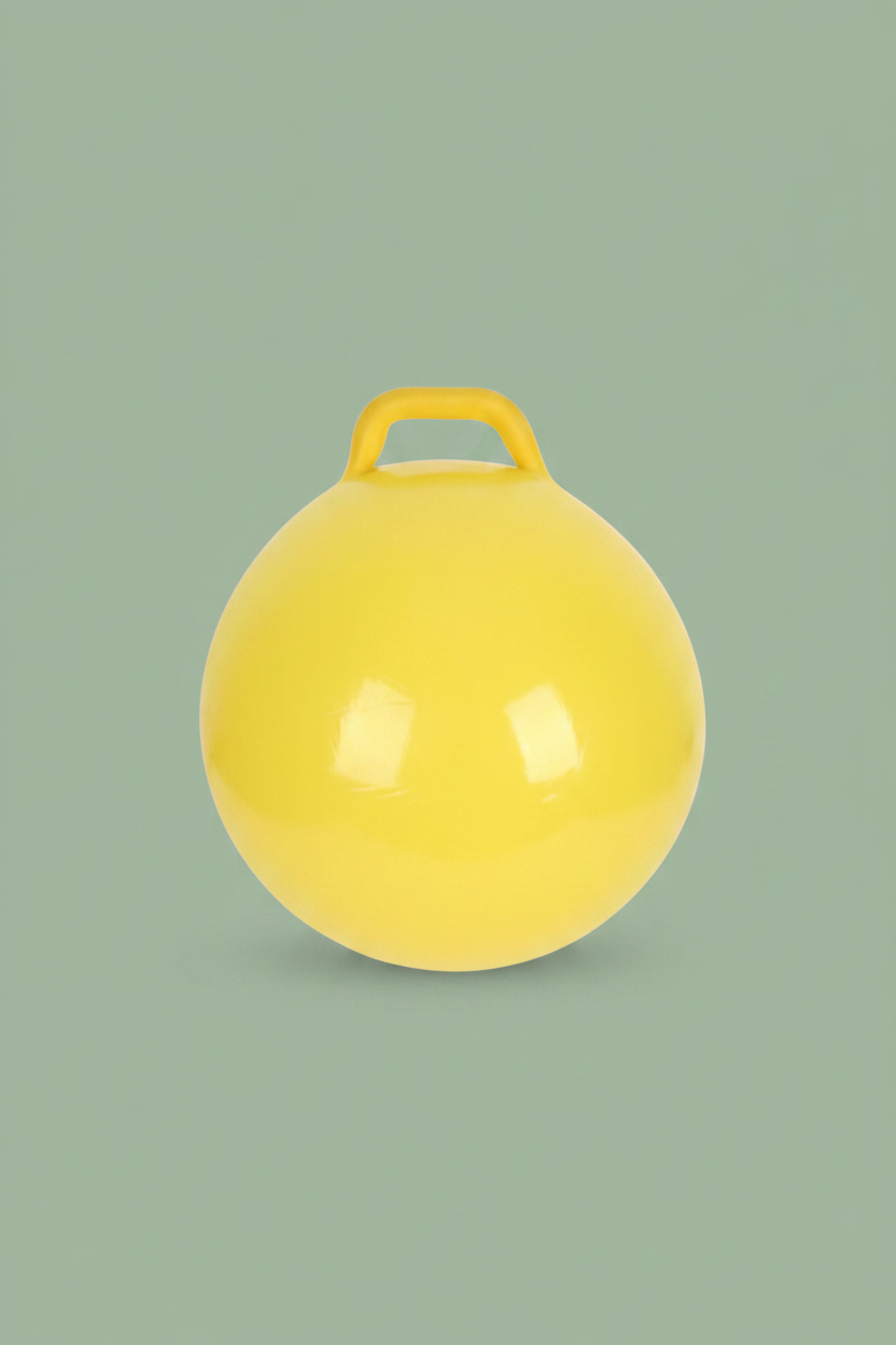 60 cm yellow hopper ball gross motor development