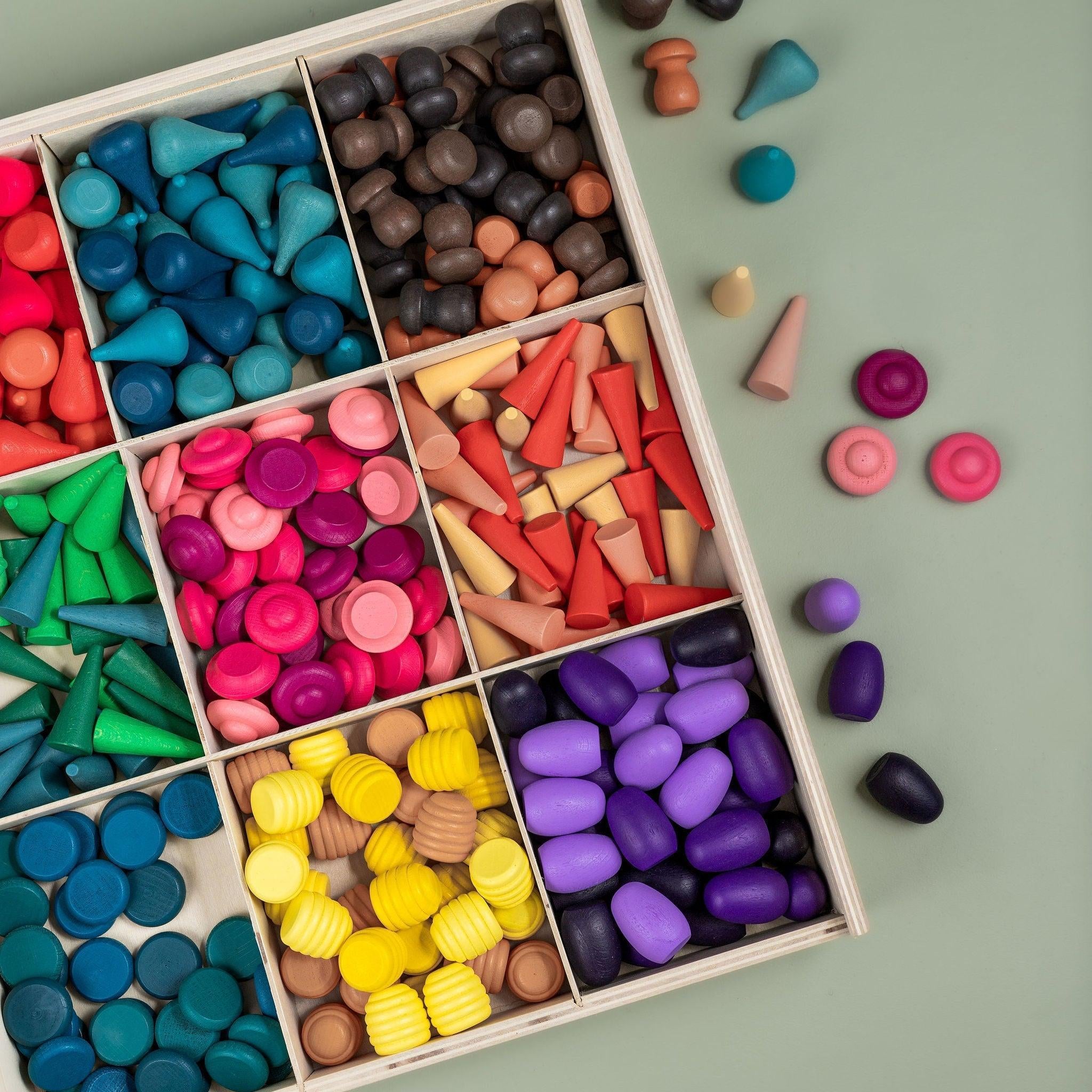 324 Pc Loose Parts - tiny tree toys - tiny tree toys