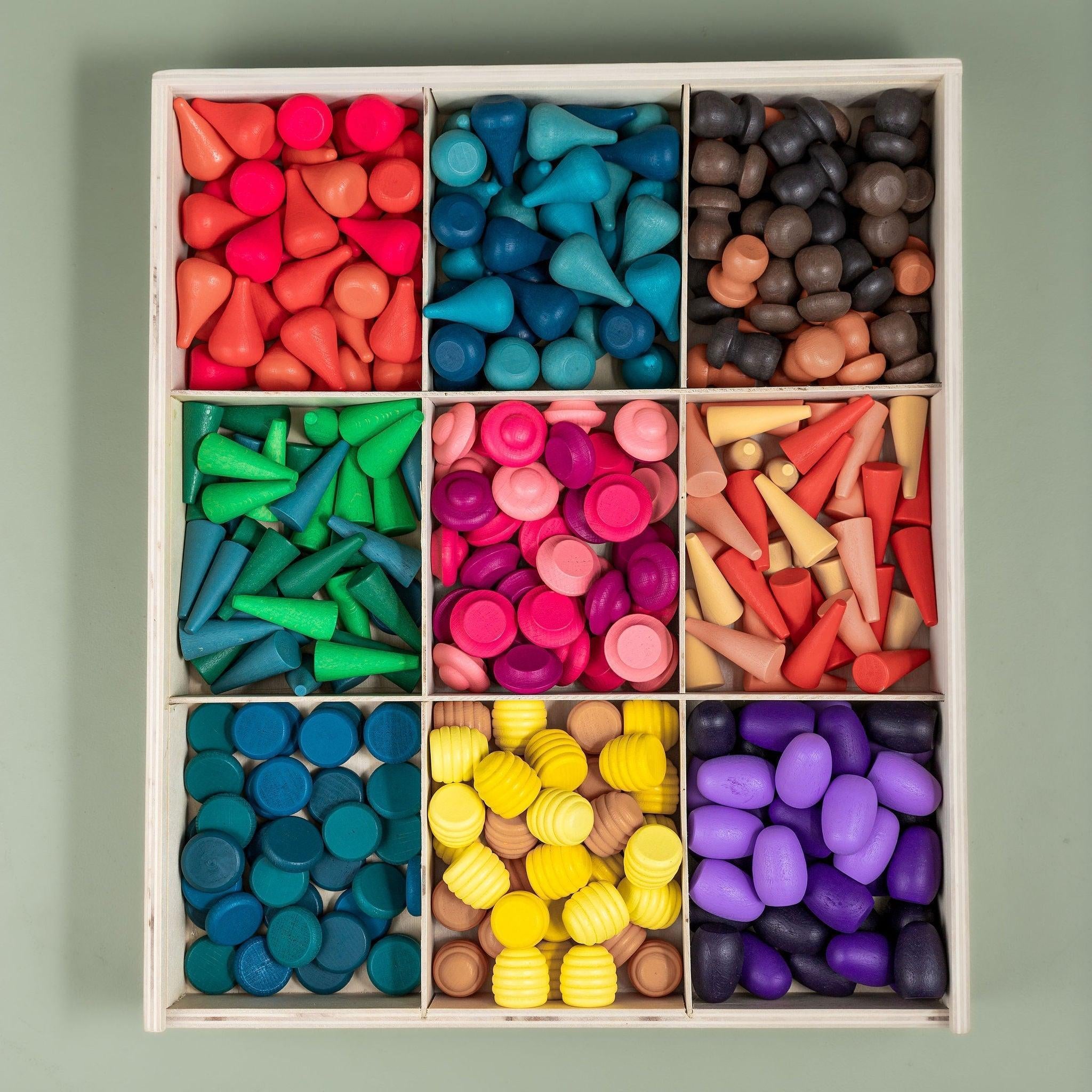 324 Pc Loose Parts - tiny tree toys - tiny tree toys