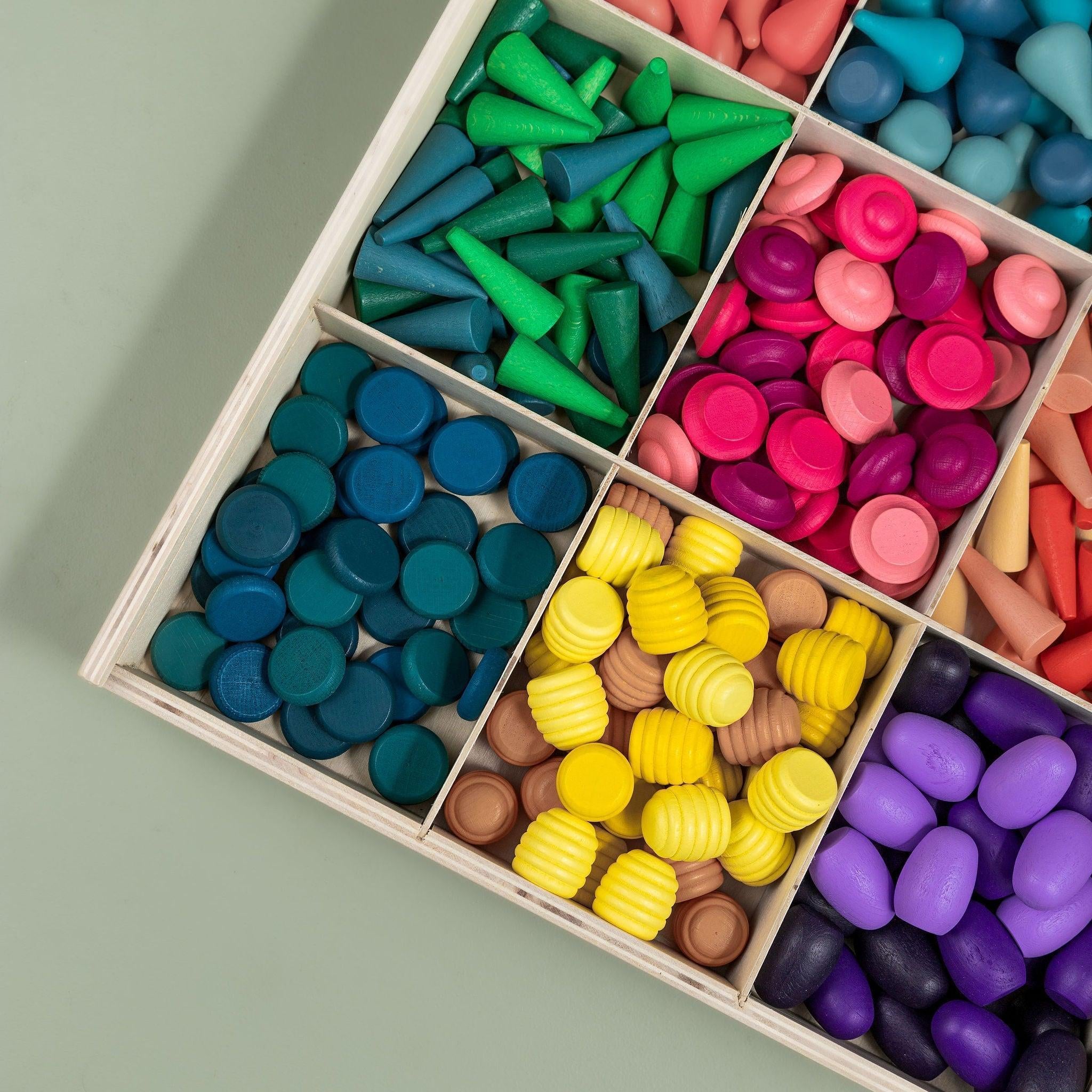 324 Pc Loose Parts - tiny tree toys - tiny tree toys