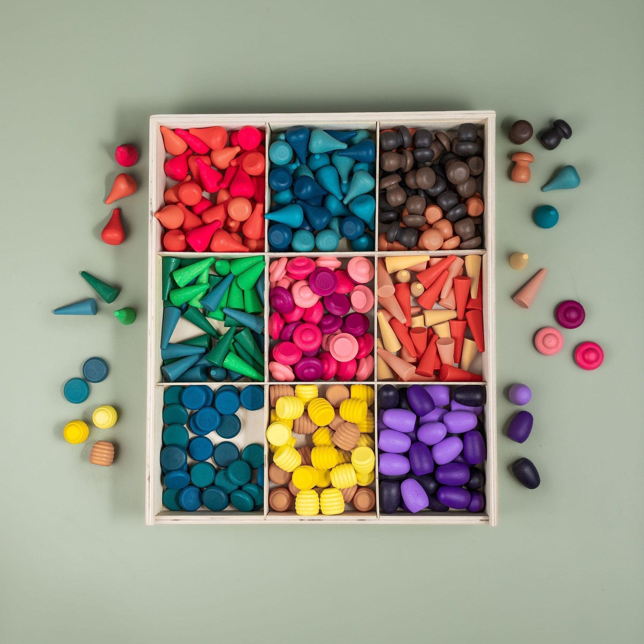 324 Pc Loose Parts - tiny tree toys - tiny tree toys
