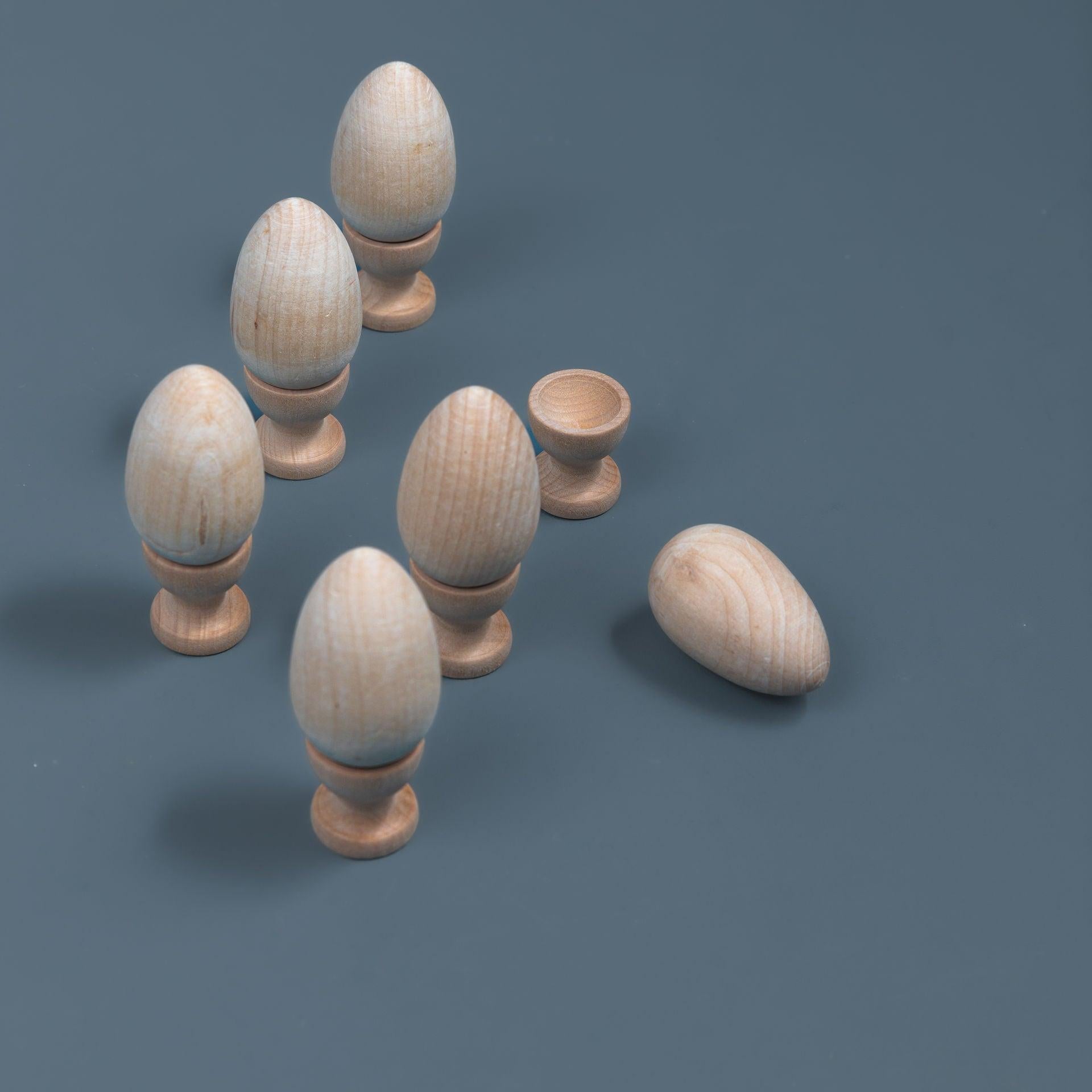 6Pc Egg & Cup - tiny tree toys - tiny tree toys