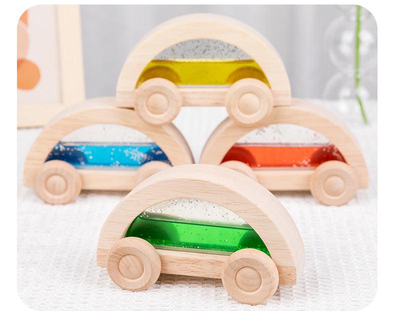 Liquid Wooden Cars - tiny tree toys