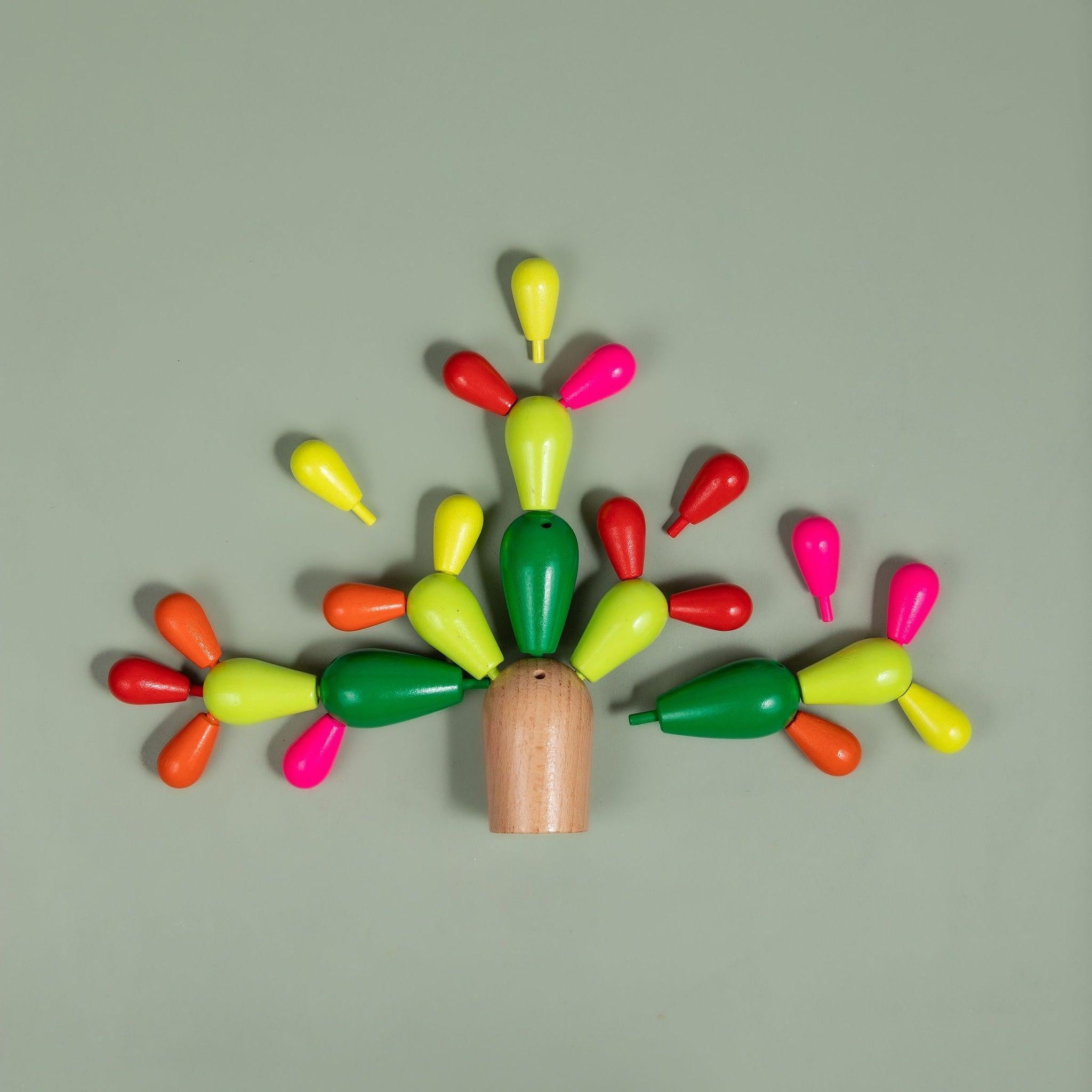 Balancing Cactus - tiny tree toys - tiny tree toys