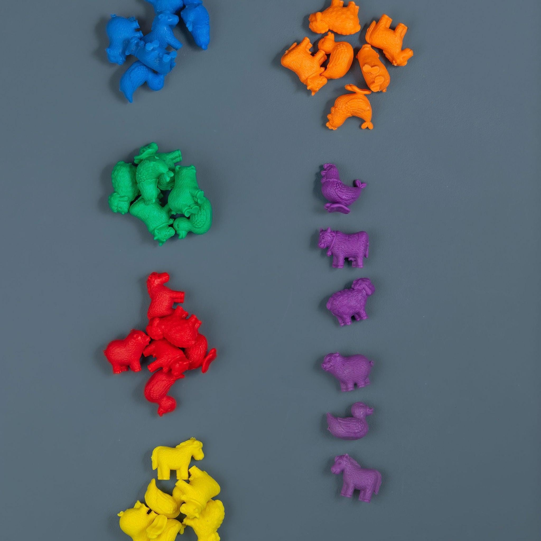 Farm animal counters set of 36 for early math and sorting play - Tiny Tree Toys South Africa