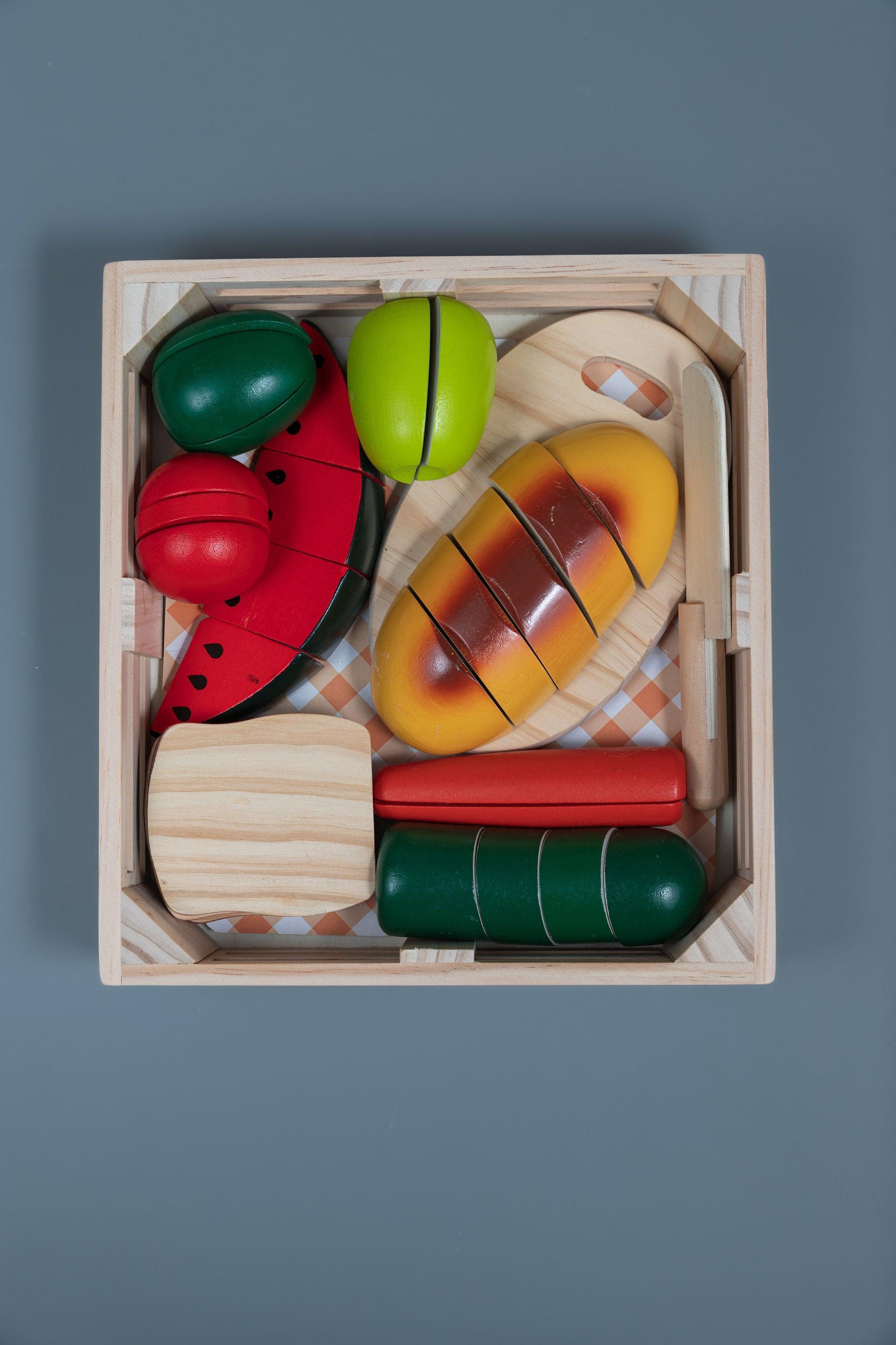 Cutting Food Crate - tiny tree toys - Melissa & Doug