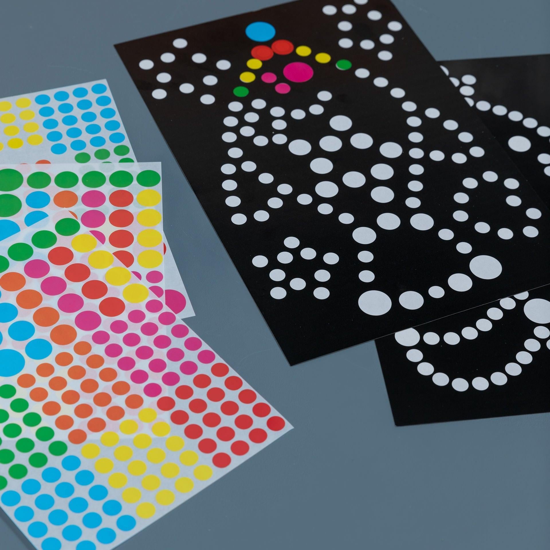 Various dot sticker sheet designs for toddlers - travel and busy bag activity - Tiny Tree Toys South Africa