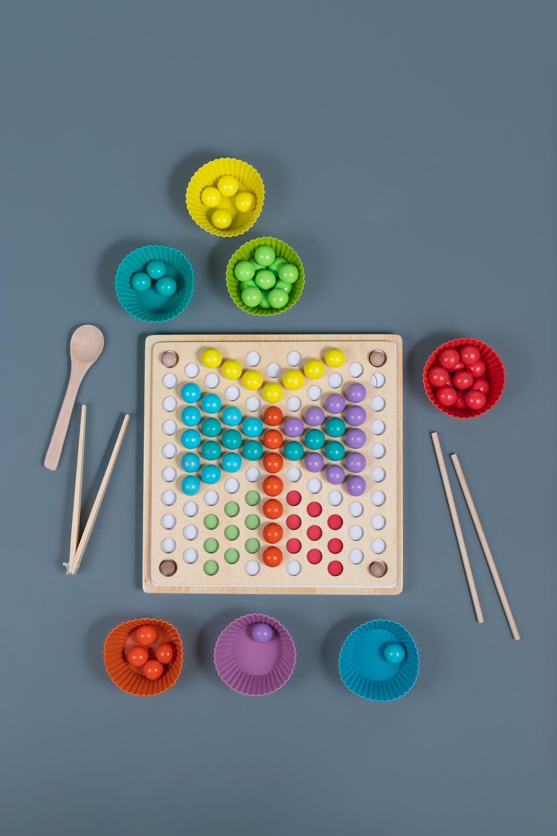 Fine Motor Beading Game - tiny tree toys - tiny tree toys