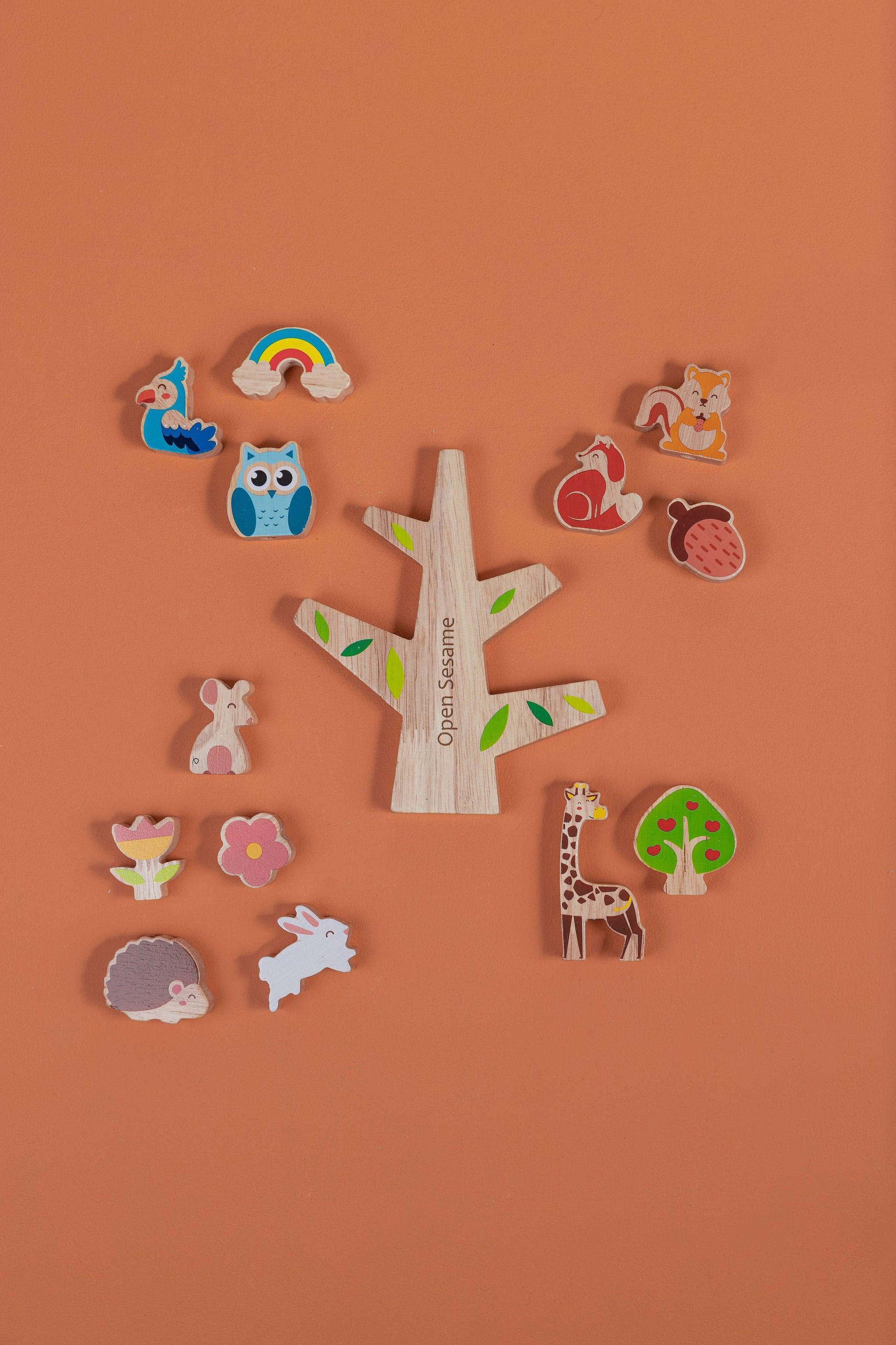 Forest Animal Threading - tiny tree toys - tiny tree toys