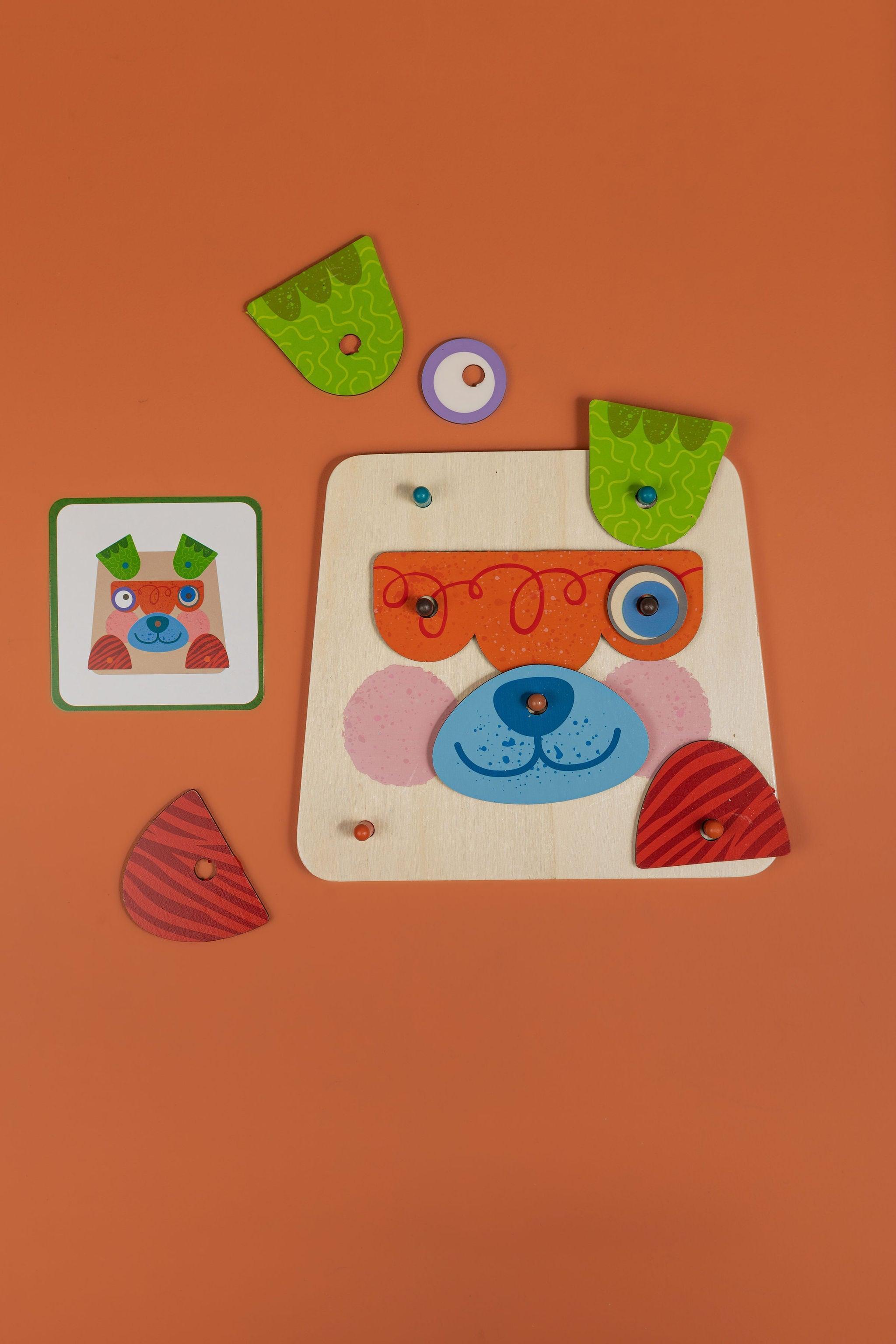 Funny Faces Puzzle - tiny tree toys - tiny tree toys