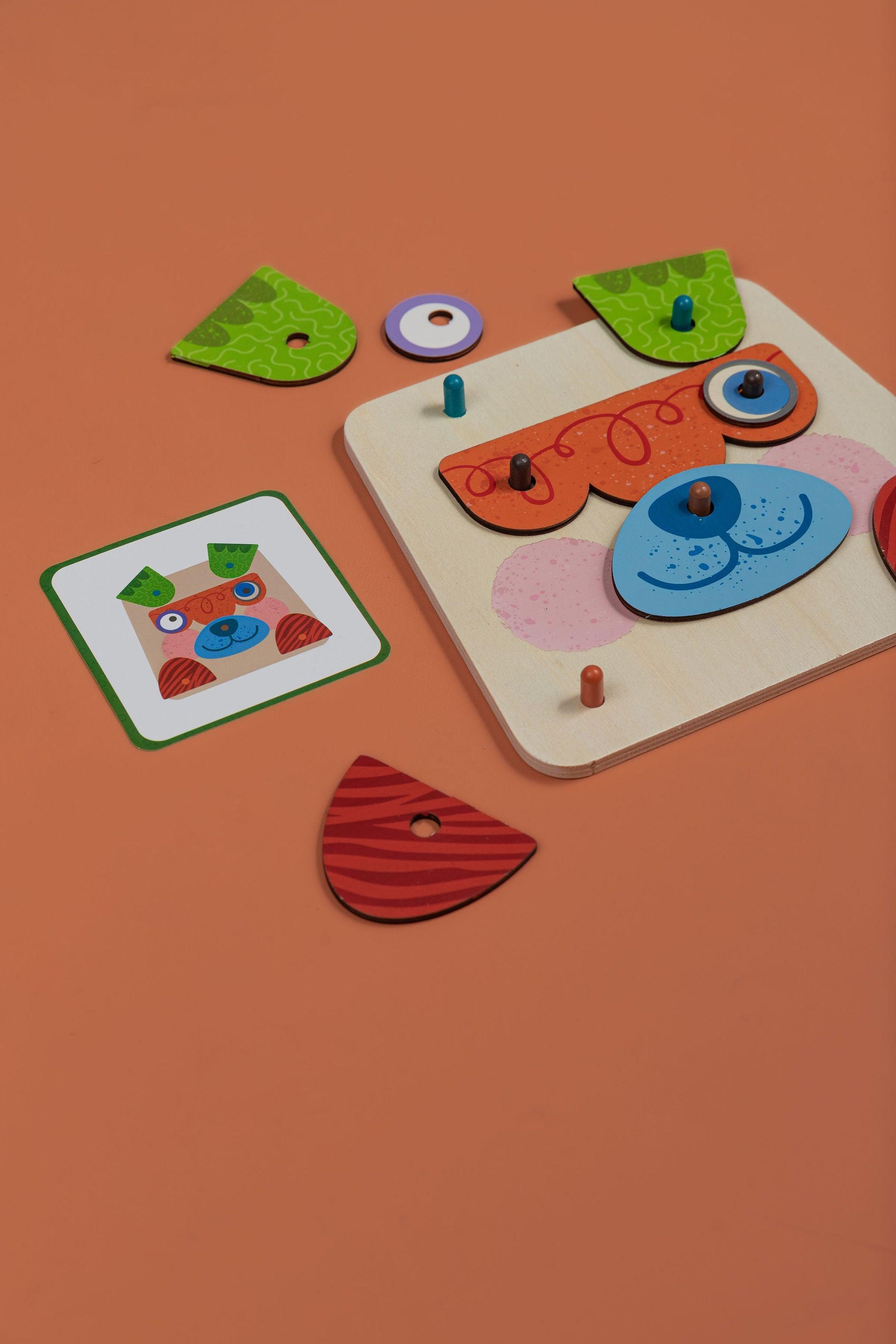 Funny Faces Puzzle - tiny tree toys - tiny tree toys