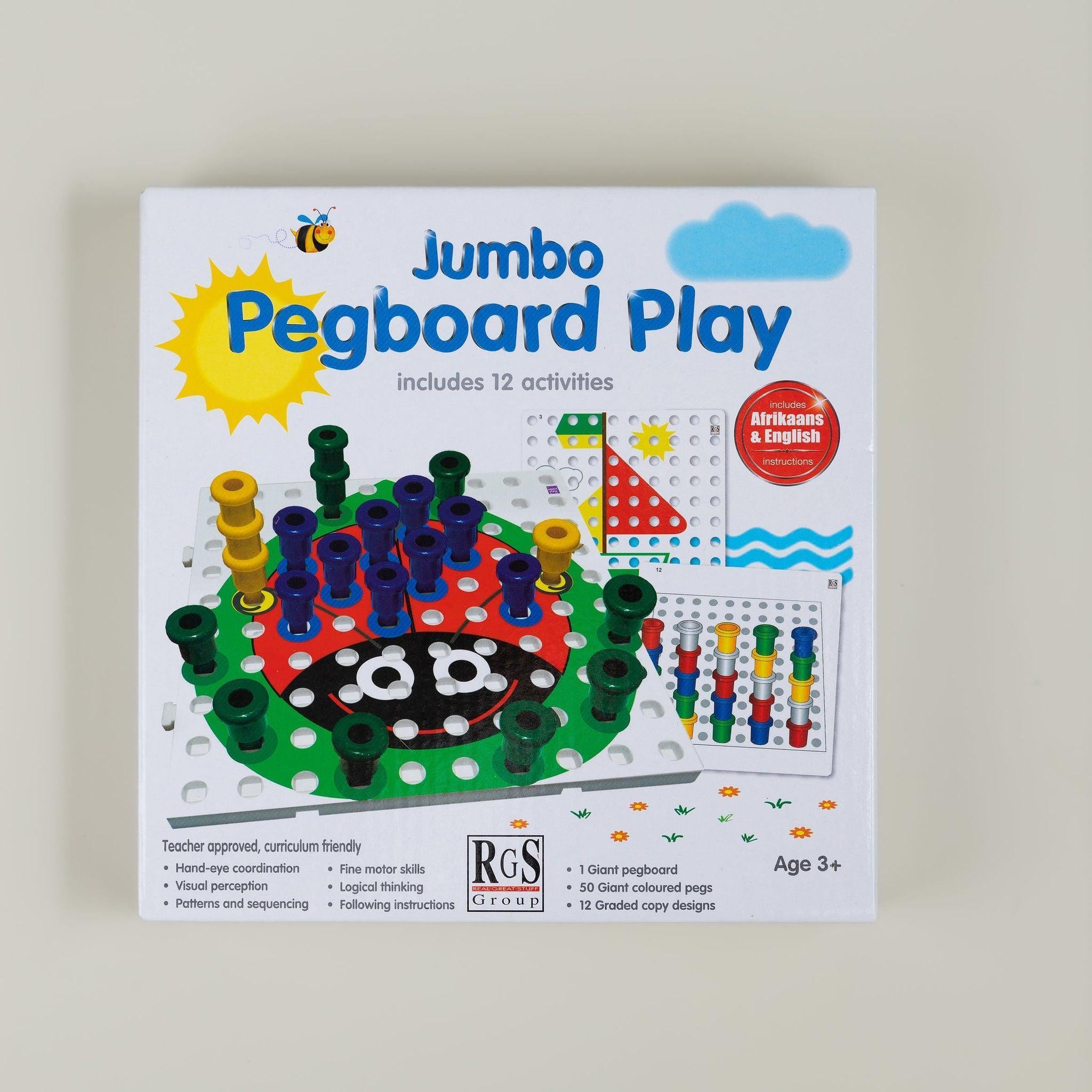 Jumbo Pegboard Play - tiny tree toys - Smart Thinking