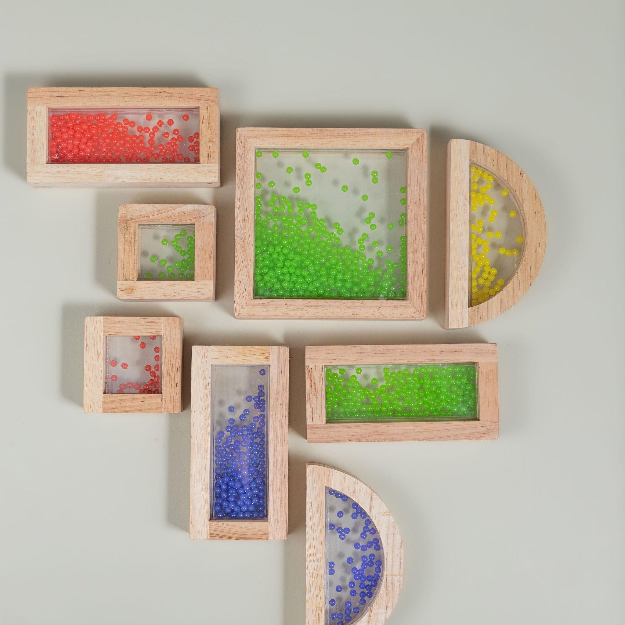 Kidpak Sensory Beads Blocks - tiny tree toys - Kidpik