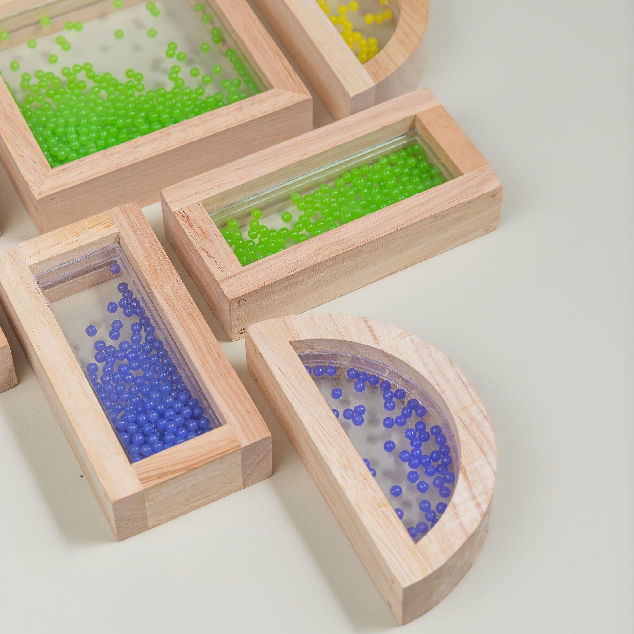 Kidpak Sensory Beads Blocks - tiny tree toys - Kidpik
