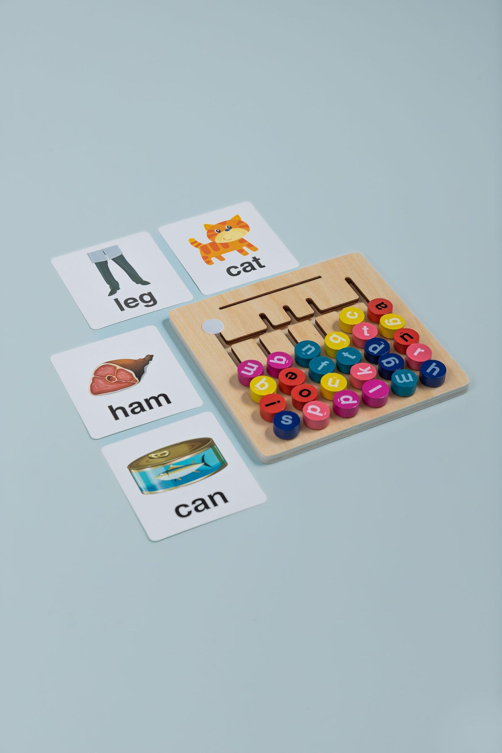 Letter Planning Game - tiny tree toys - tiny tree toys