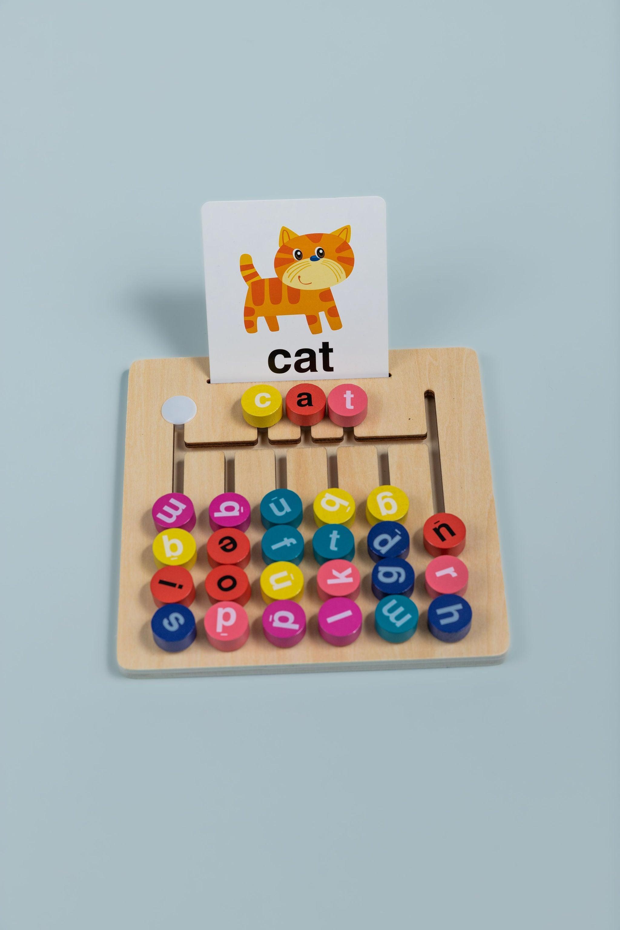 Letter Planning Game - tiny tree toys - tiny tree toys