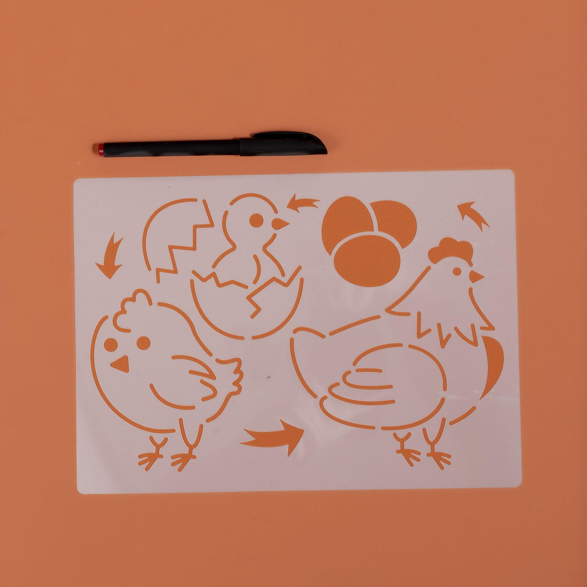 Life Cycle Stencil - Various Designs - tiny tree toys - tiny tree toys