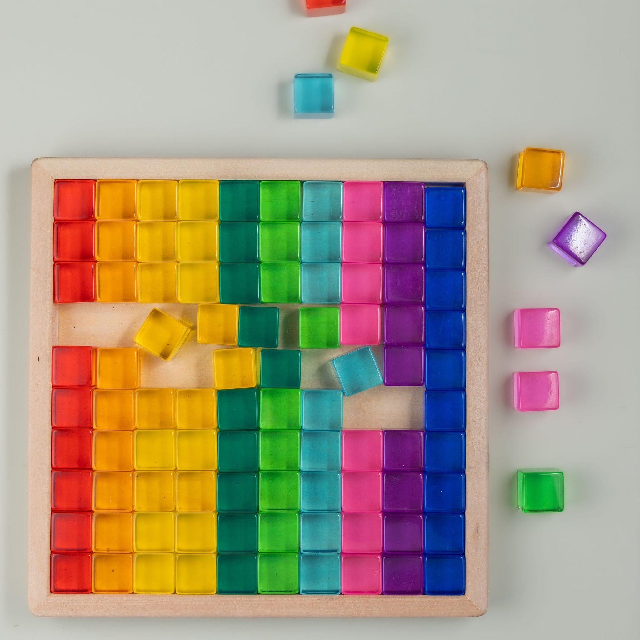 Lucite Blocks 100Pc - tiny tree toys