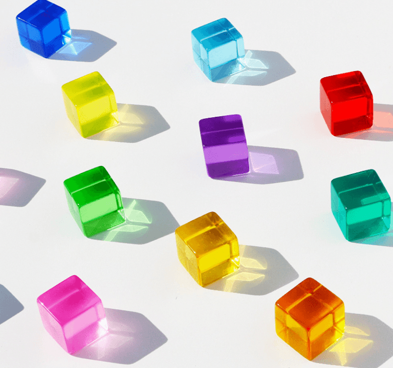 Lucite Blocks 100Pc - tiny tree toys